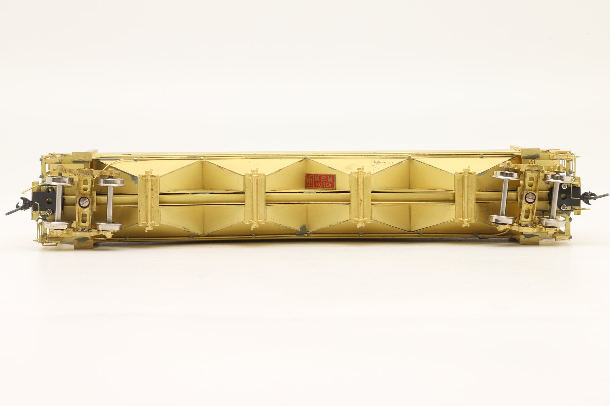 Overland HO Brass 3179 Richmond Covered Hopper Unpainted