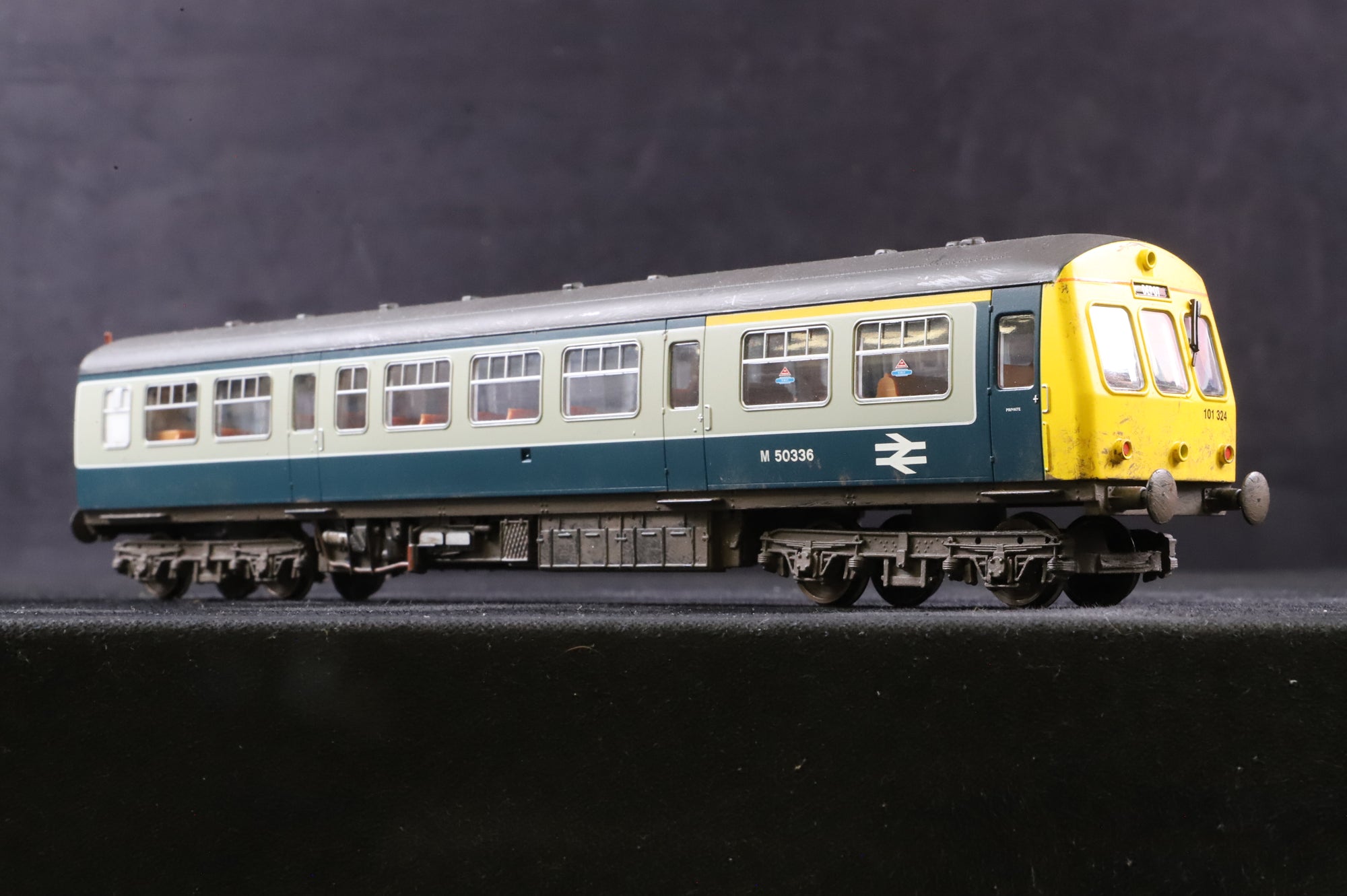 WORKSHOP Hornby OO Class 101 2 Car DMU Blue & Grey Weathered