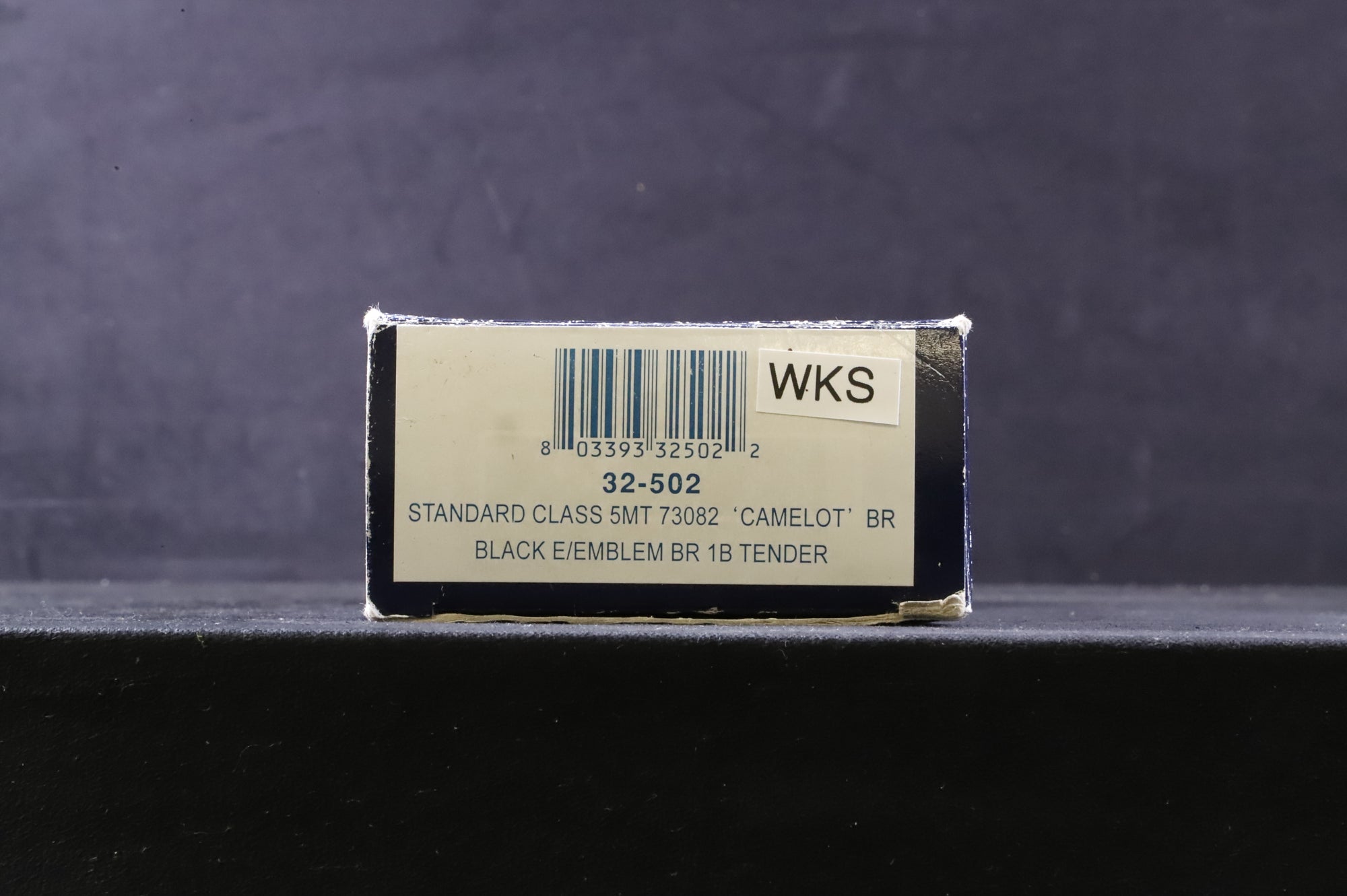 WORKSHOP Bachmann OO 32-502 Standard Class 5MT 73082 'Camelot' in BR Black w/ 1B Tender & Early Crests