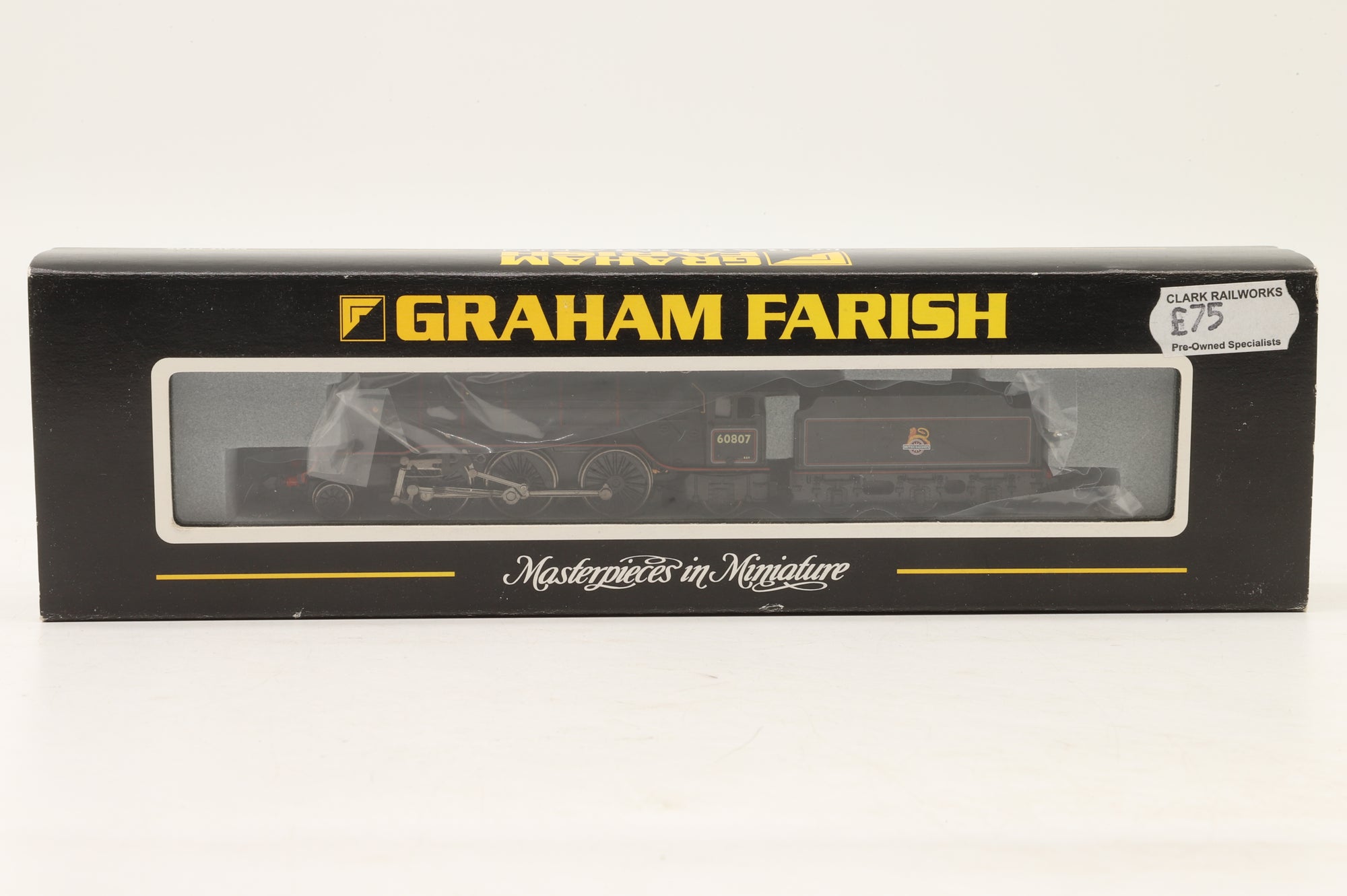 Graham Farish N 372-601 V2 '60807' BR Lined Black Early Crest