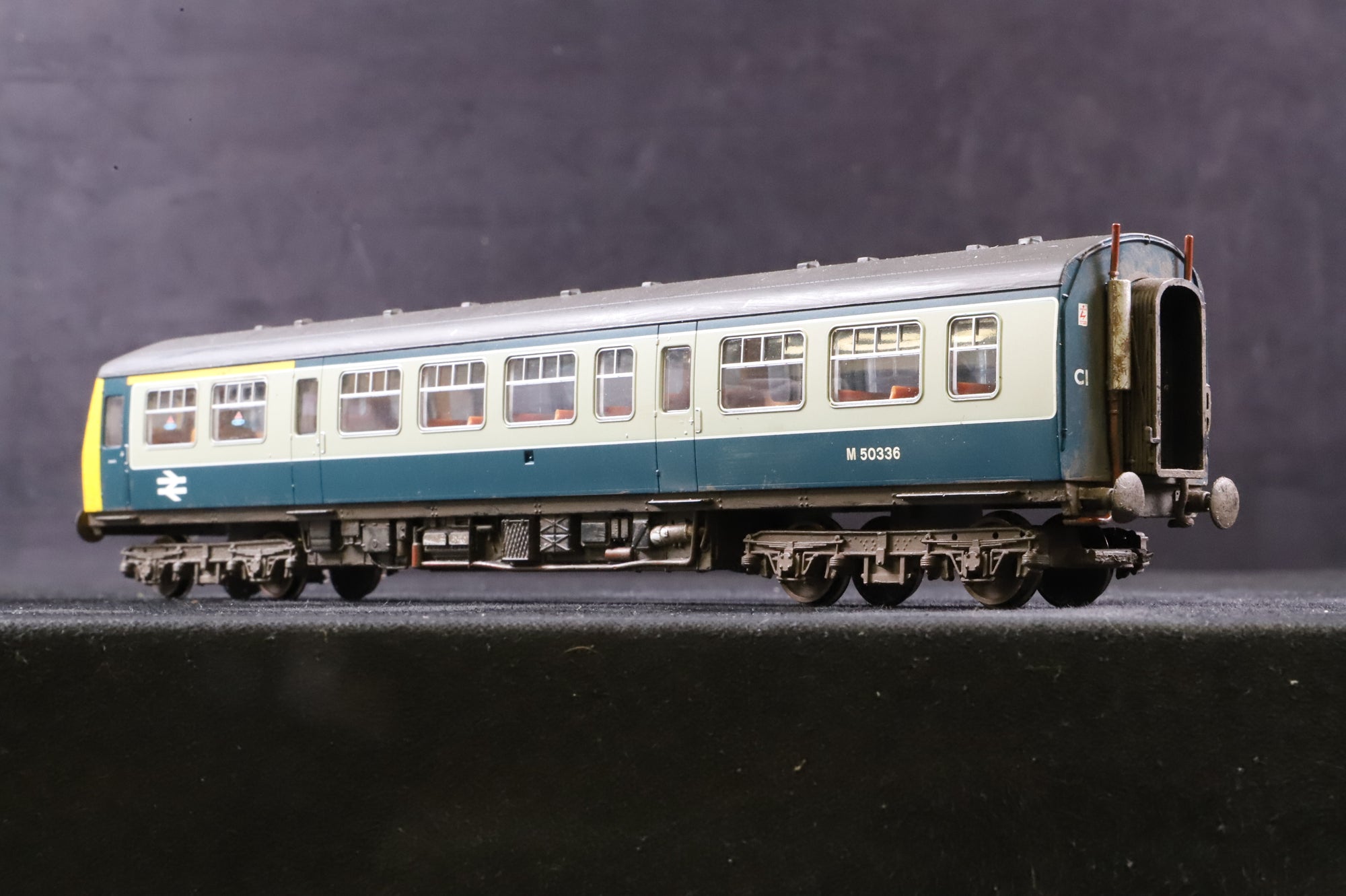 WORKSHOP Hornby OO Class 101 2 Car DMU Blue & Grey Weathered