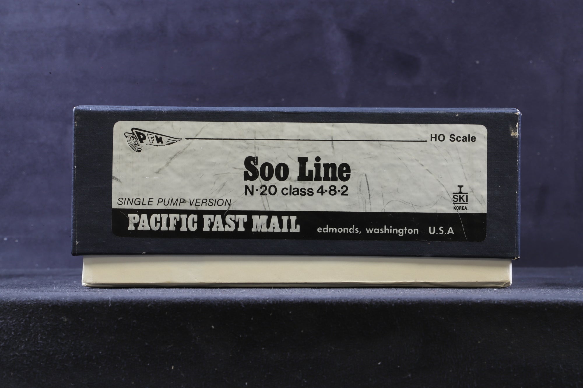 Pacific Fast Mail HO Brass SOO Line N20 Class 4-8-2 Steam Locomotive