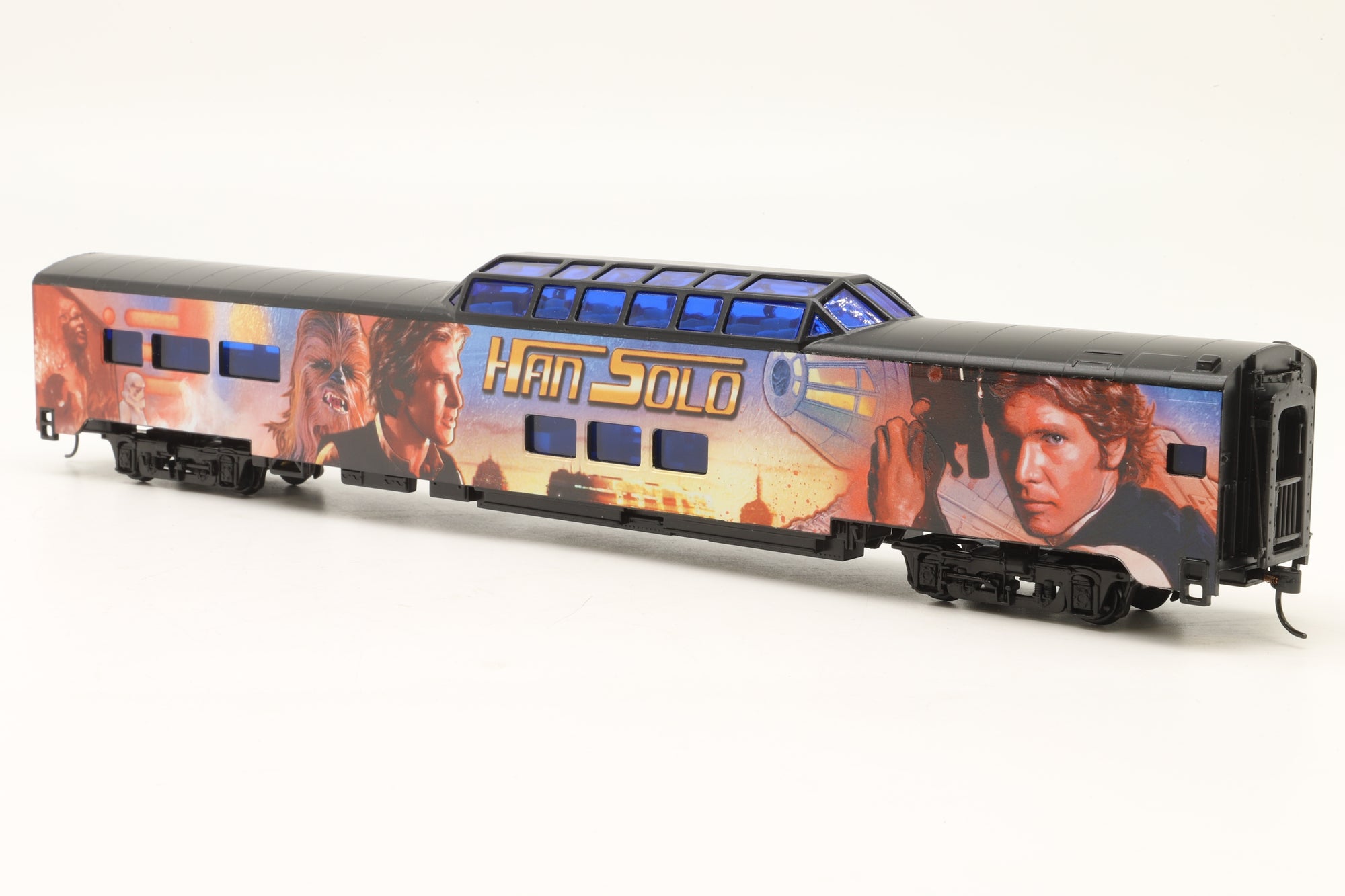 Bradford Exchange HO Star Wars Glow In The Dark Train Set