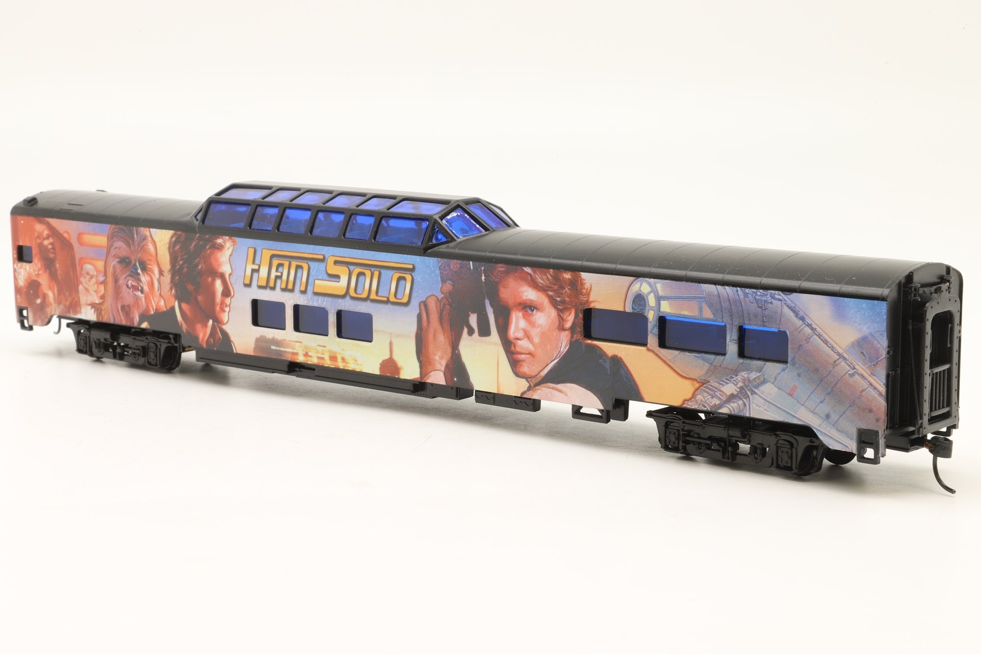 Bradford Exchange HO Star Wars Glow In The Dark Train Set