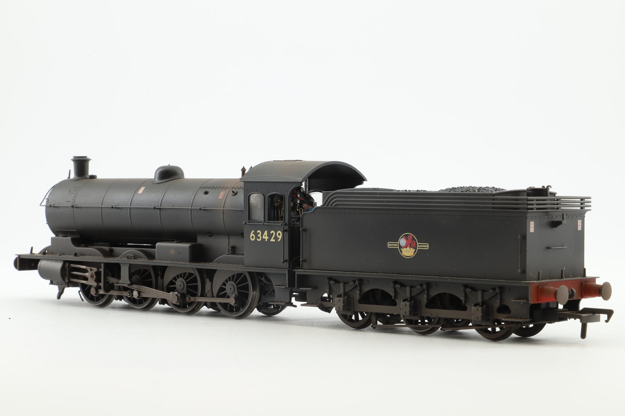 Hornby OO R3426 Class Q6 '63429' BR Black L/C Weathered DCC Sound