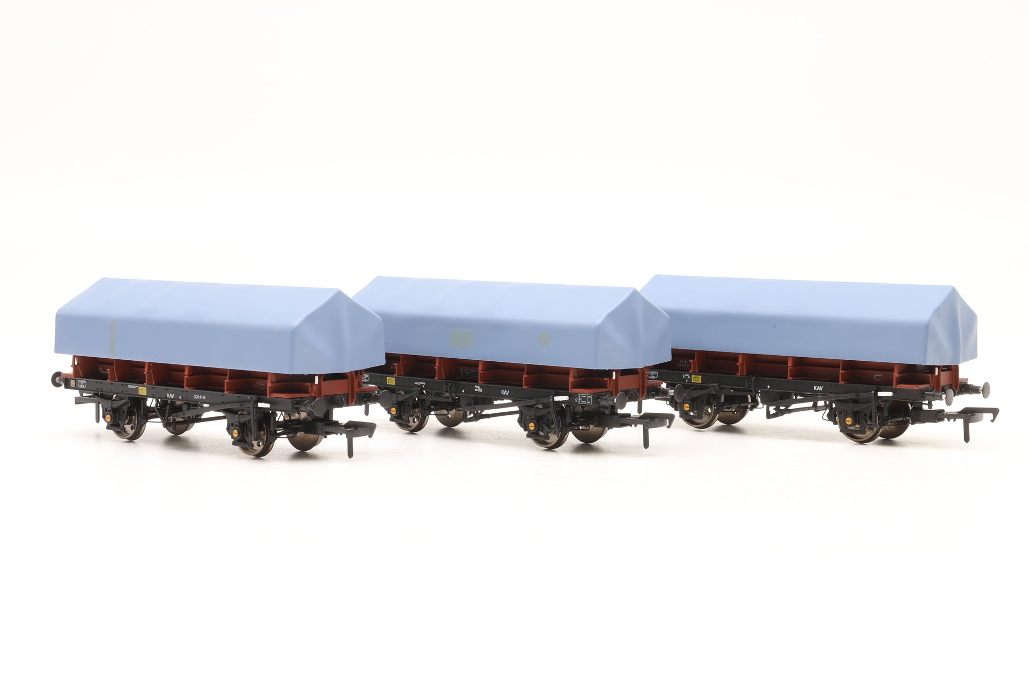 Accurascale OO ACC11102 Coil A/ KAV Steel Coil Wagon Pack BR Bauxite