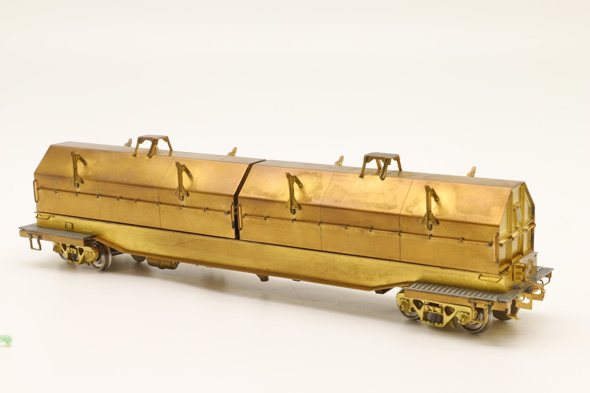 Overland Models HO Brass 1389 Evans Steel Coil Car Type II Unpainted