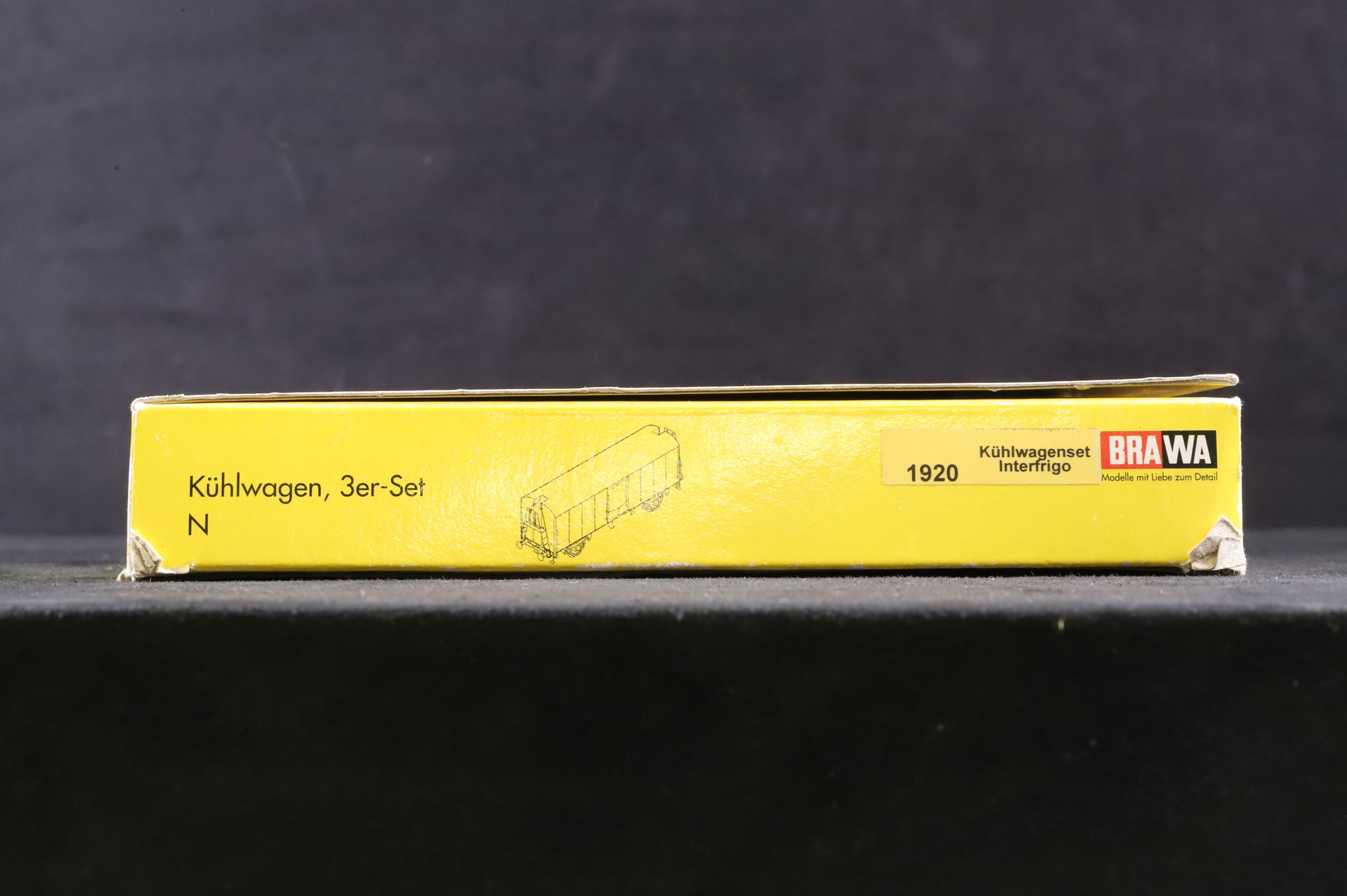 Brawa N 1920 Pack Of 3 Covered Wagon Sets