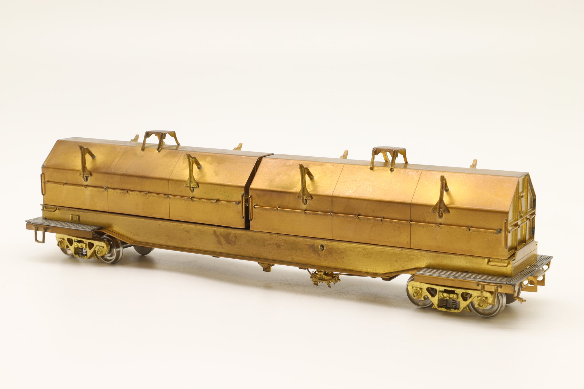 Overland Models HO Brass 1389 Evans Steel Coil Car Type II Unpainted