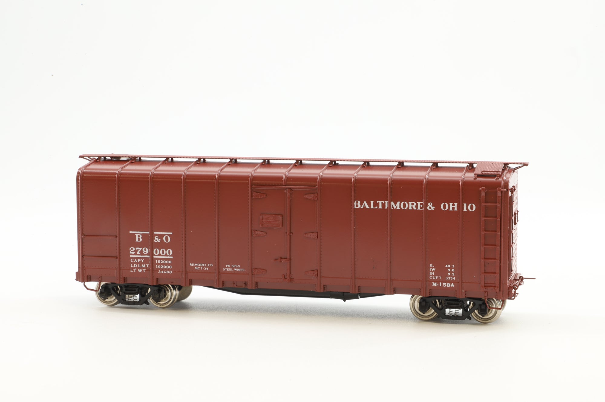 Iron Horse Models HO Brass 15738-1 M-15ba Insulated Car NO.279000