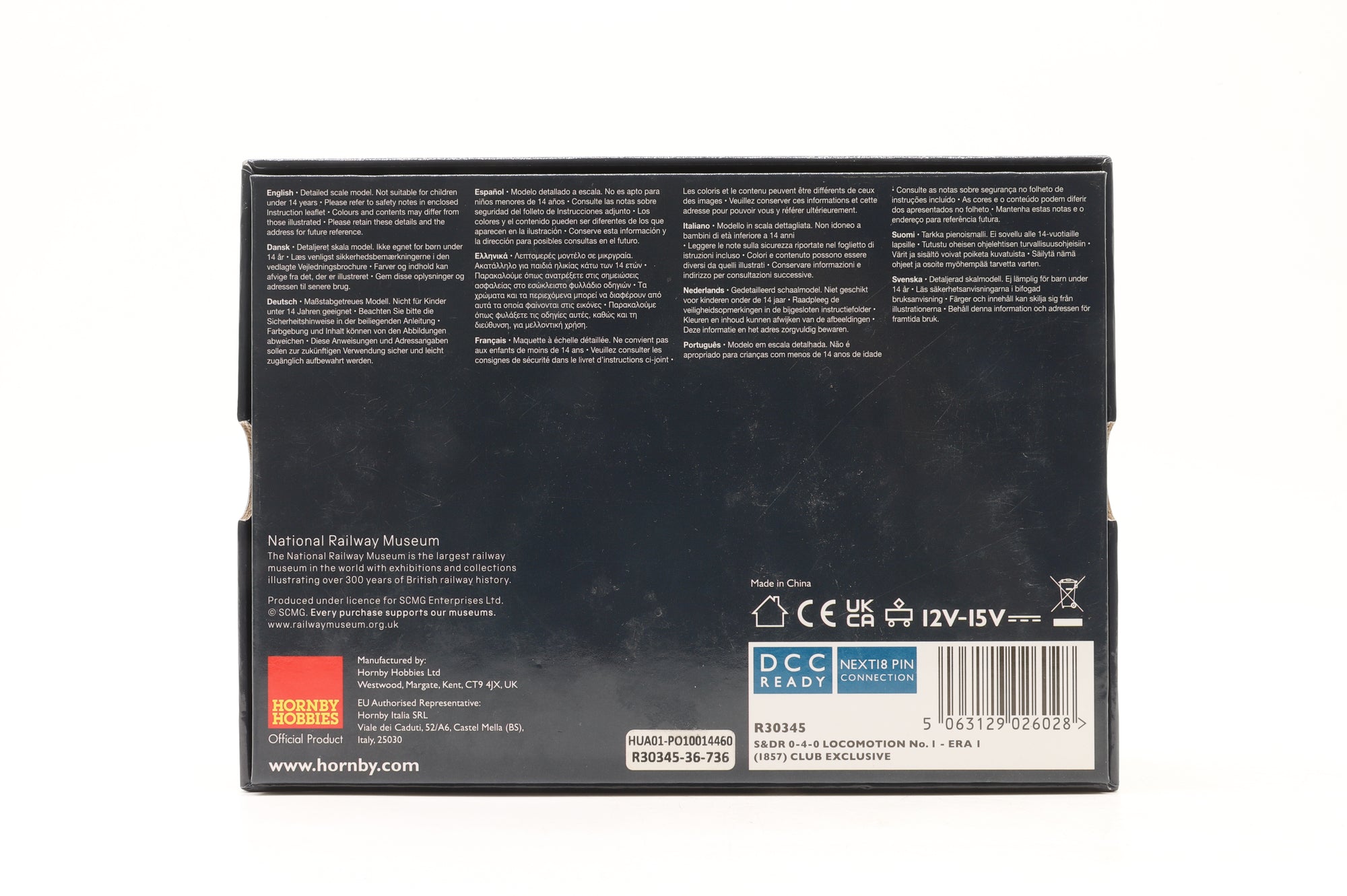Hornby OO R30345 S&DR Locomotion No.1
