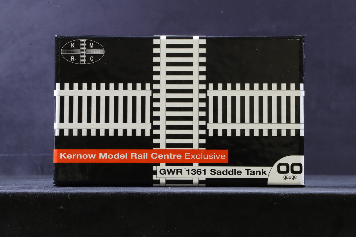 KMRC OO K2202 GWR 1361 Tank No.1362 in BR Black w/ Early Emblem