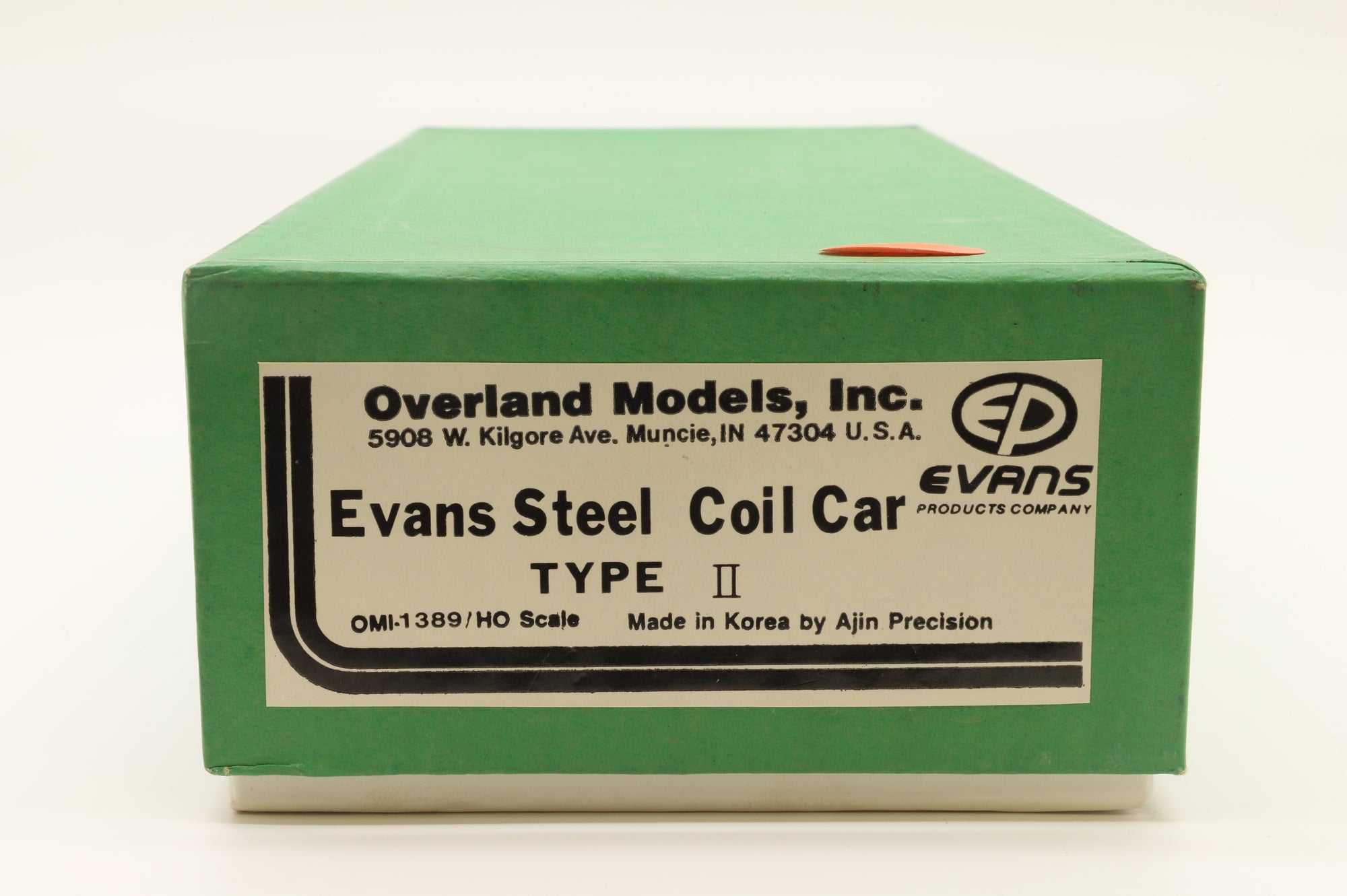Overland Models HO Brass 1389 Evans Steel Coil Car Type II Unpainted