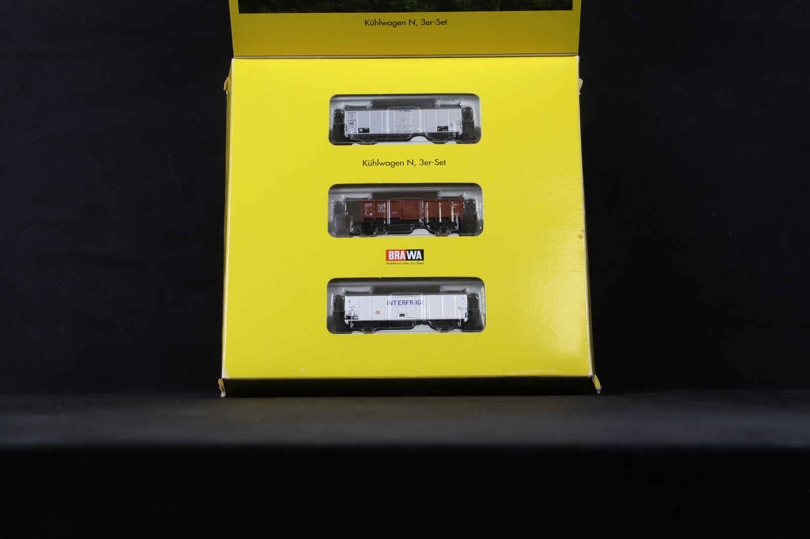 Brawa N 1920 Pack Of 3 Covered Wagon Sets