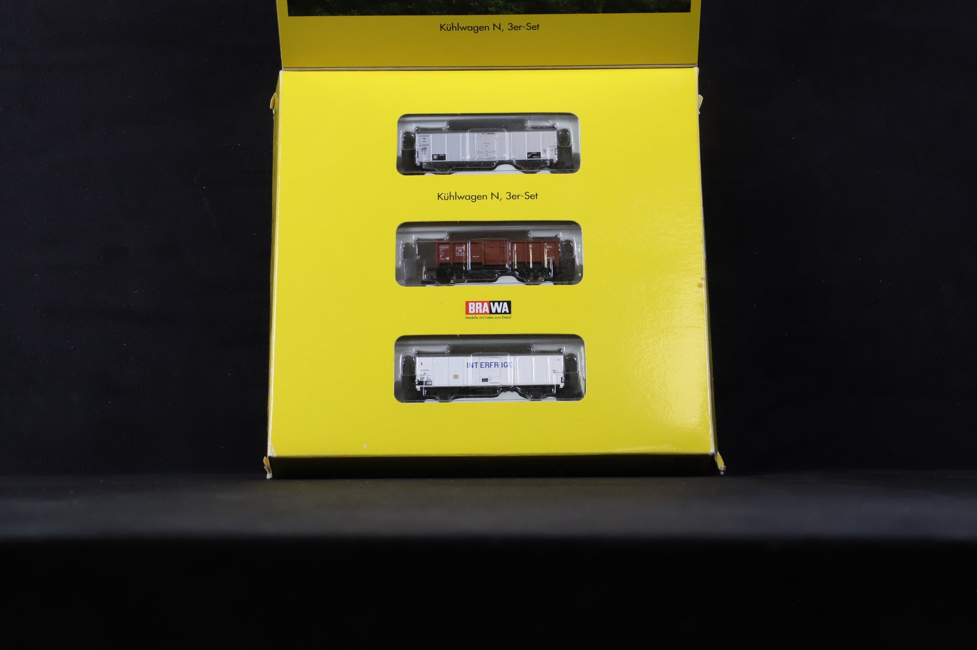 Brawa N 1920 Pack Of 3 Covered Wagon Sets