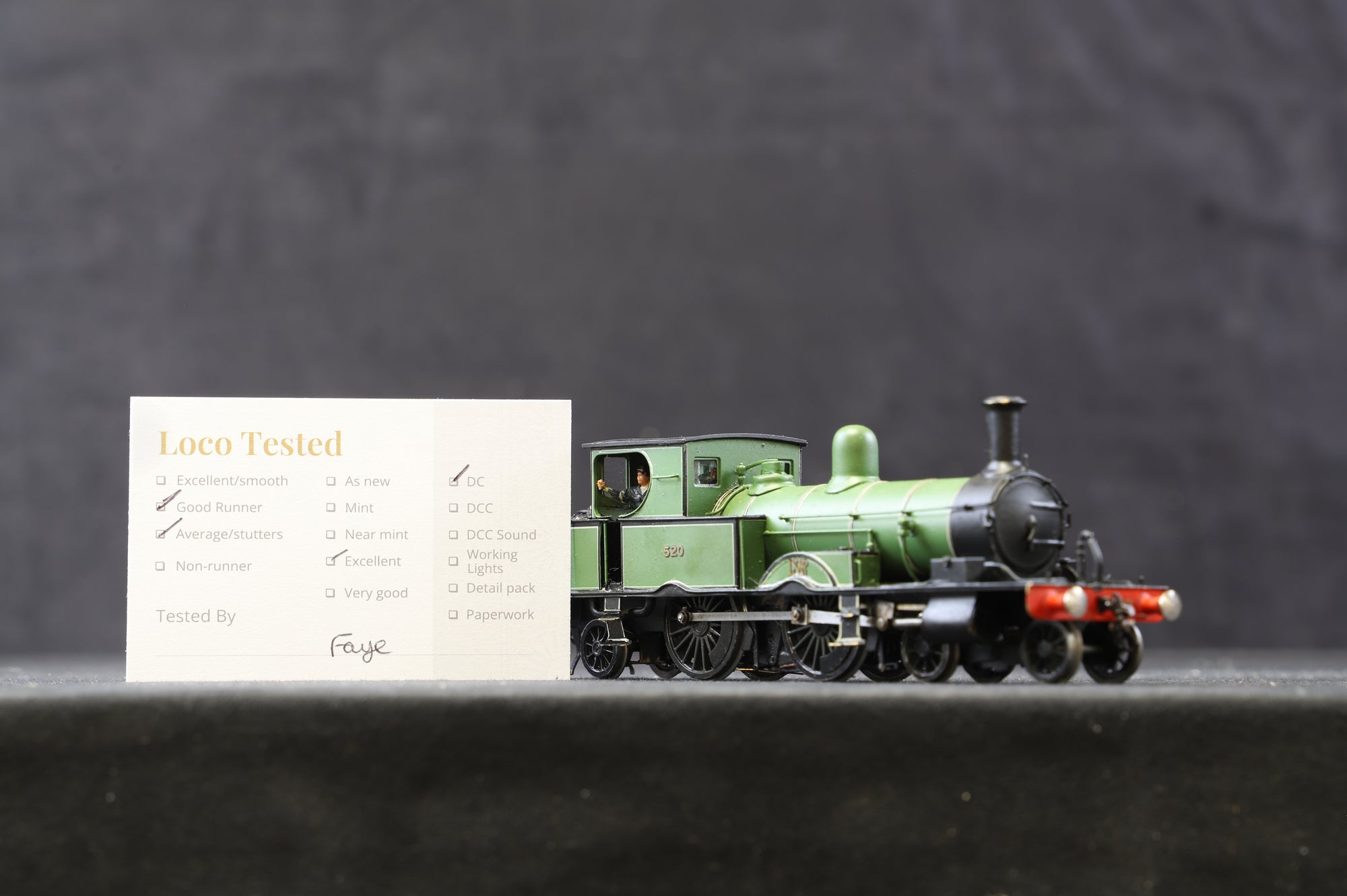 Kit Built OO LSWR Adams Radial 4-4-2T '520' LSWR Green
