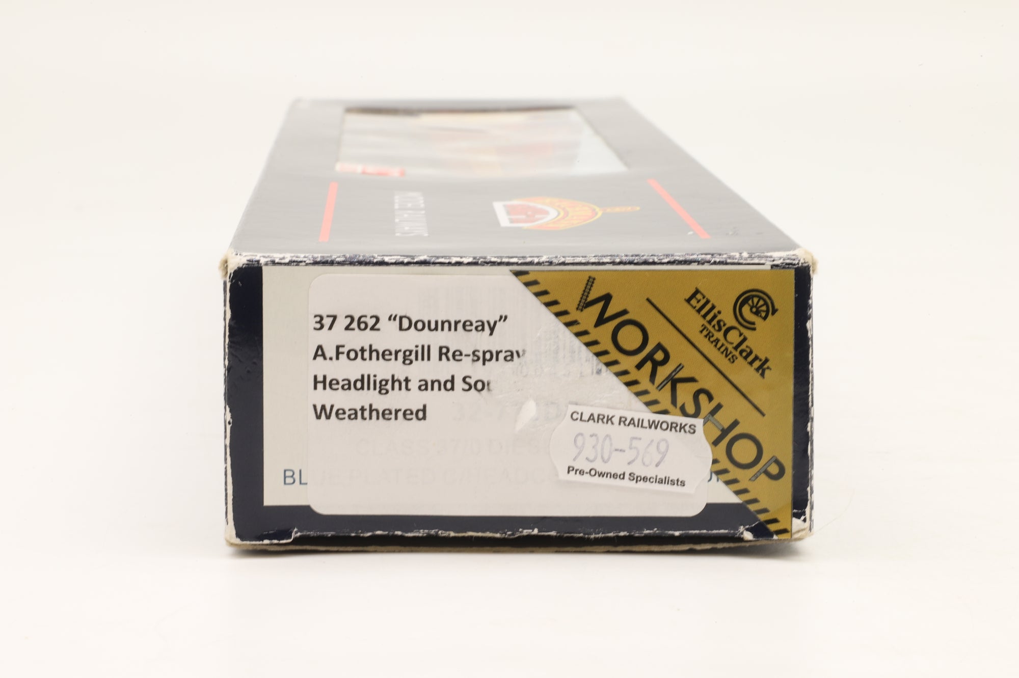 WORKSHOP Bachmann OO Class 37 37262 'Dounreay' in BR Large Logo Blue – DCC Sound & Weathered