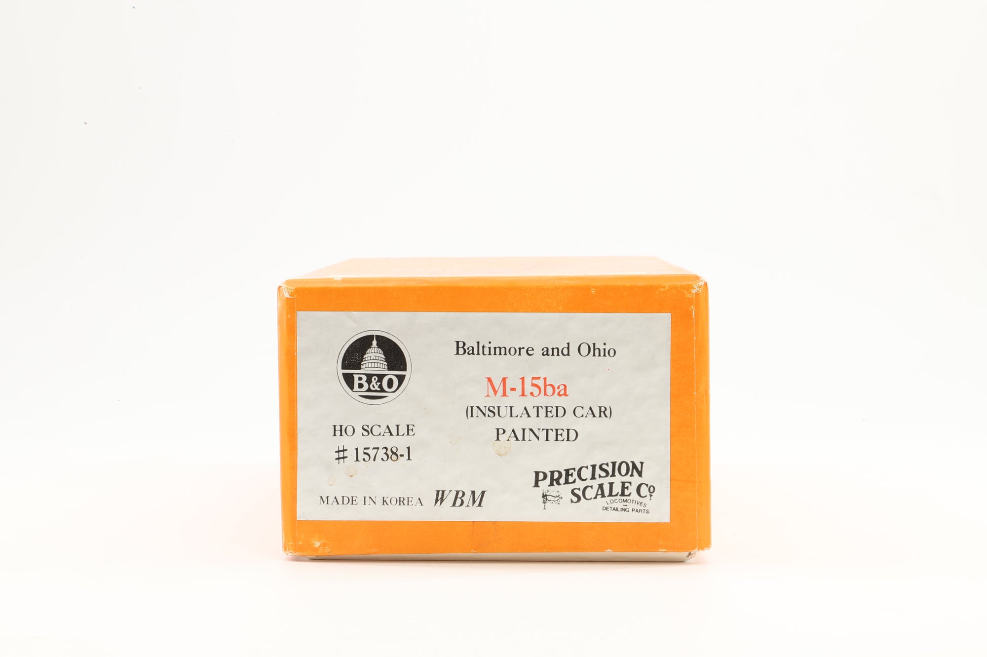 Iron Horse Models HO Brass 15738-1 M-15ba Insulated Car NO.279000