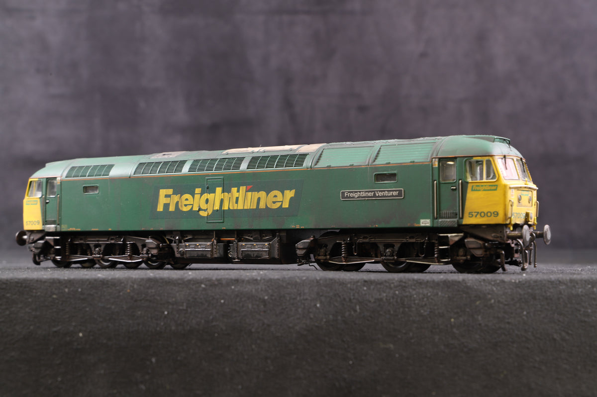 Bachmann OO Class 57 &#39;57009&#39; &#39;Freightliner Venturer&#39; Freightliner Weathered, Renamed &amp; Renumbered