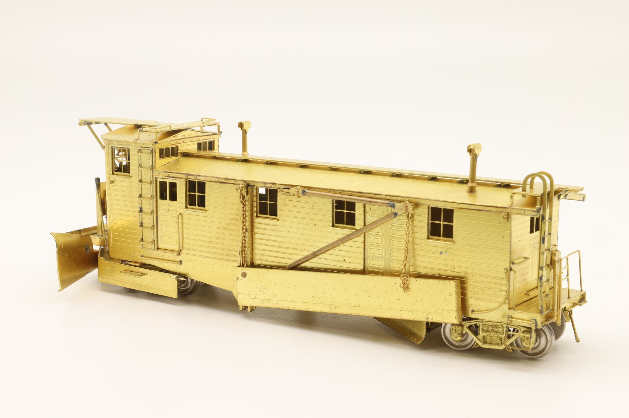 Overland Models HO Brass 1680-1694 Great Northern Snow Dozer Unpainted