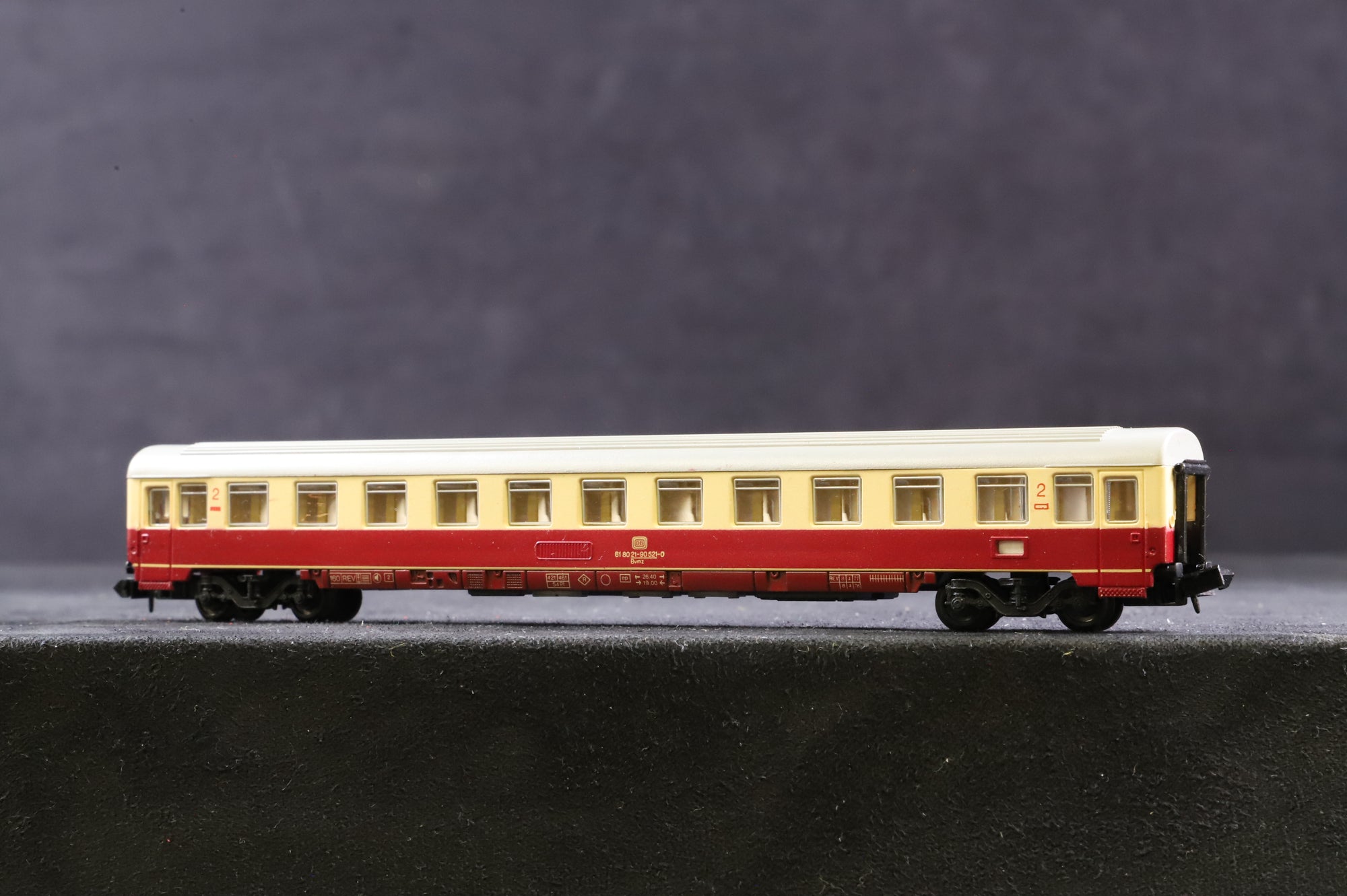Arnold N Rake Of 6 DB Crimson & Cream Coaches Inc. 3771, 3850 & 3770