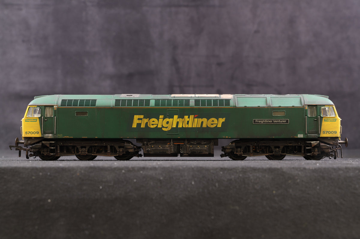 Bachmann OO Class 57 &#39;57009&#39; &#39;Freightliner Venturer&#39; Freightliner Weathered, Renamed &amp; Renumbered