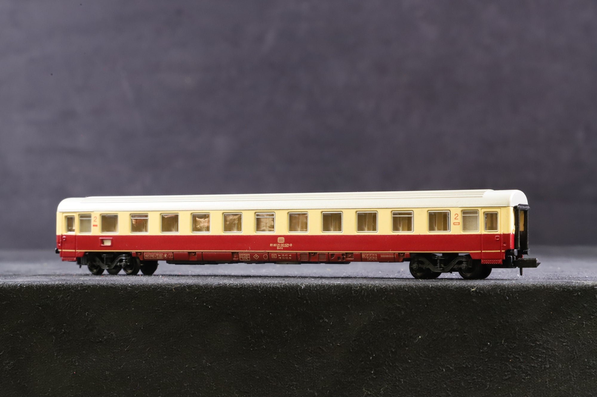 Arnold N Rake Of 6 DB Crimson & Cream Coaches Inc. 3771, 3850 & 3770