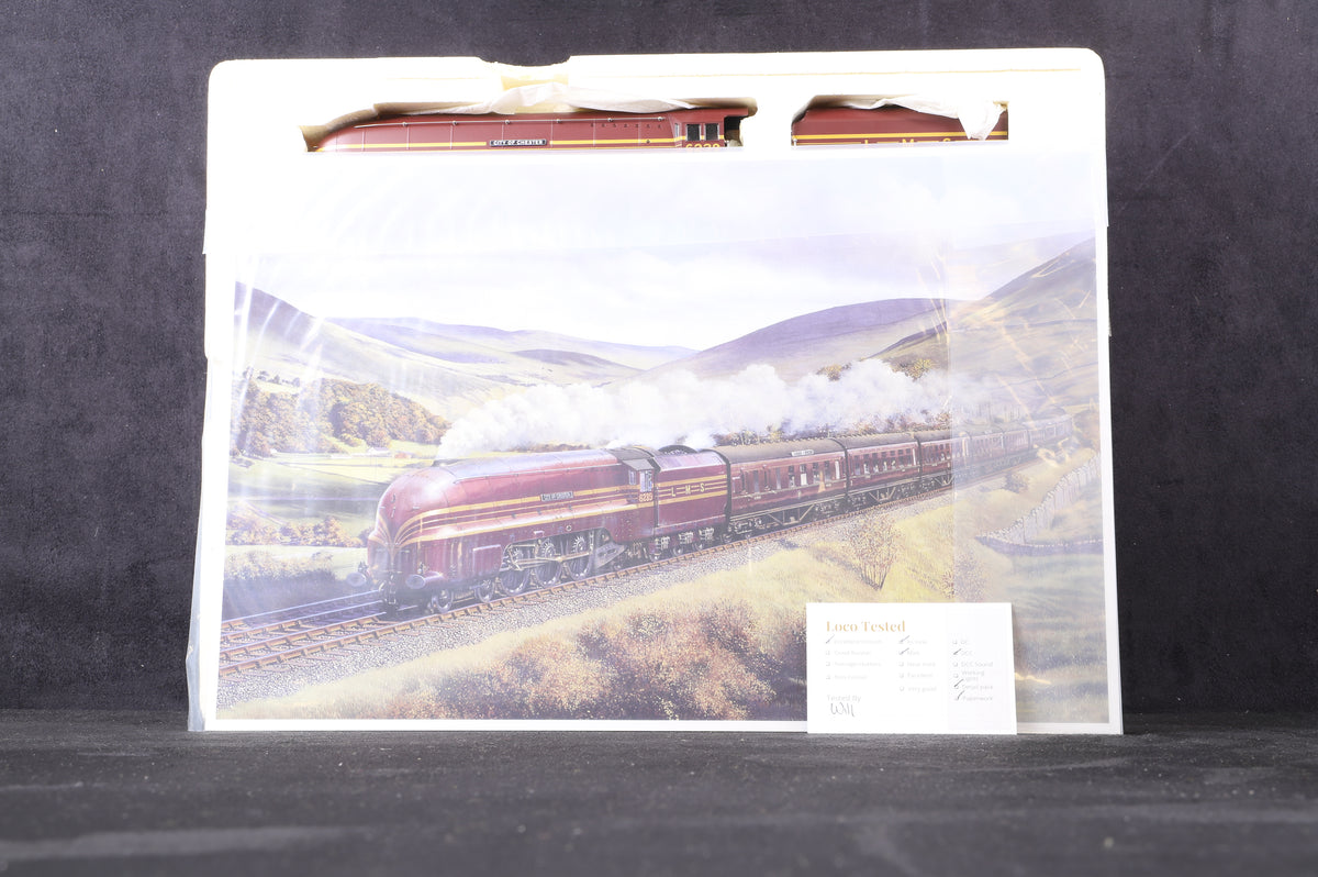 Hornby OO R2907 &#39;Days Of Red and Gold&#39; train pack with Coronation class 6239 &#39;City of Chester&#39; in and 3 LMS coaches Limited Edition 331/1000