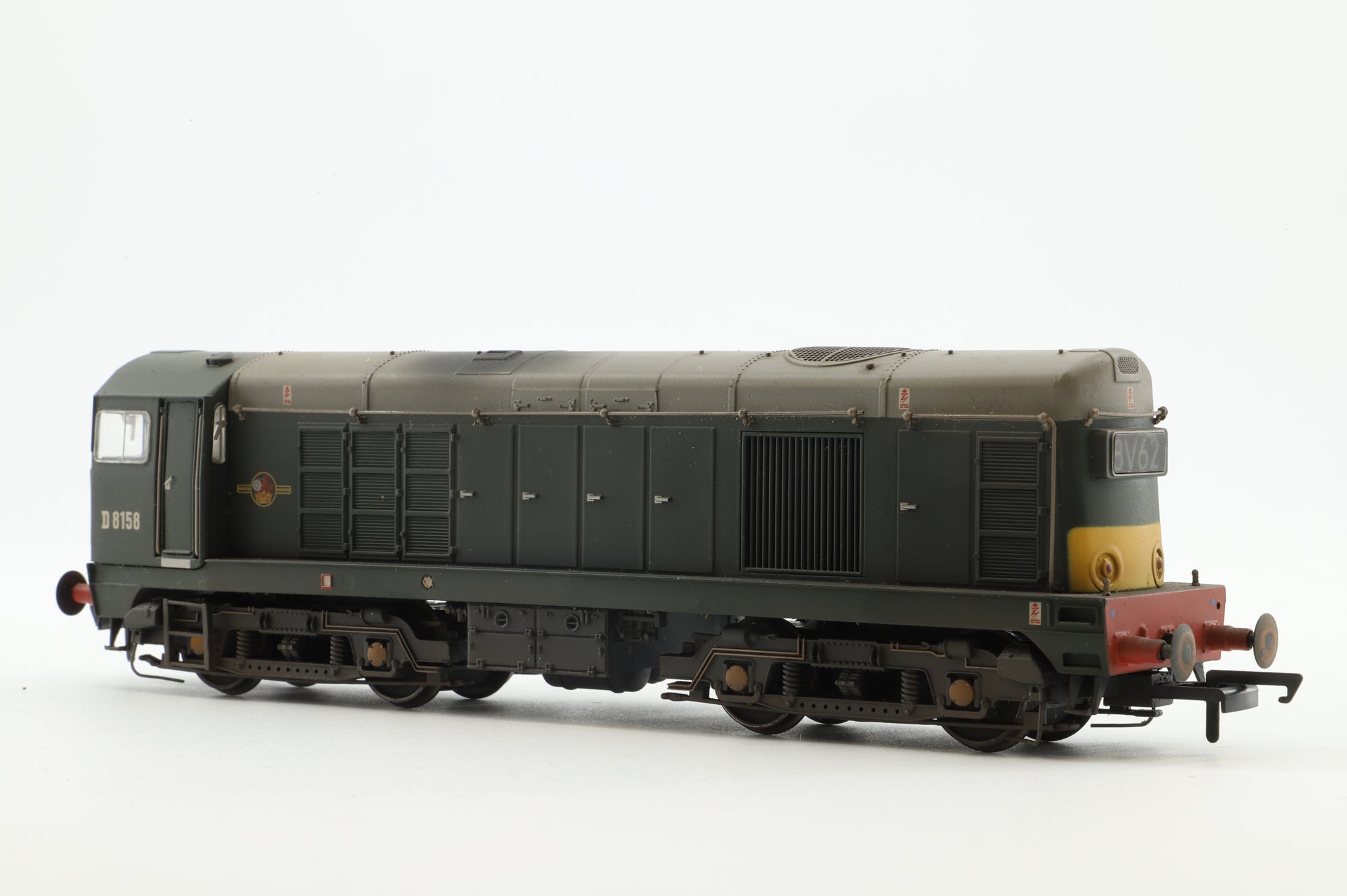 Bachmann OO 32-033DS Class 20 Diesel 'D8158' BR Green Box Head Code Weathered DCC Sound
