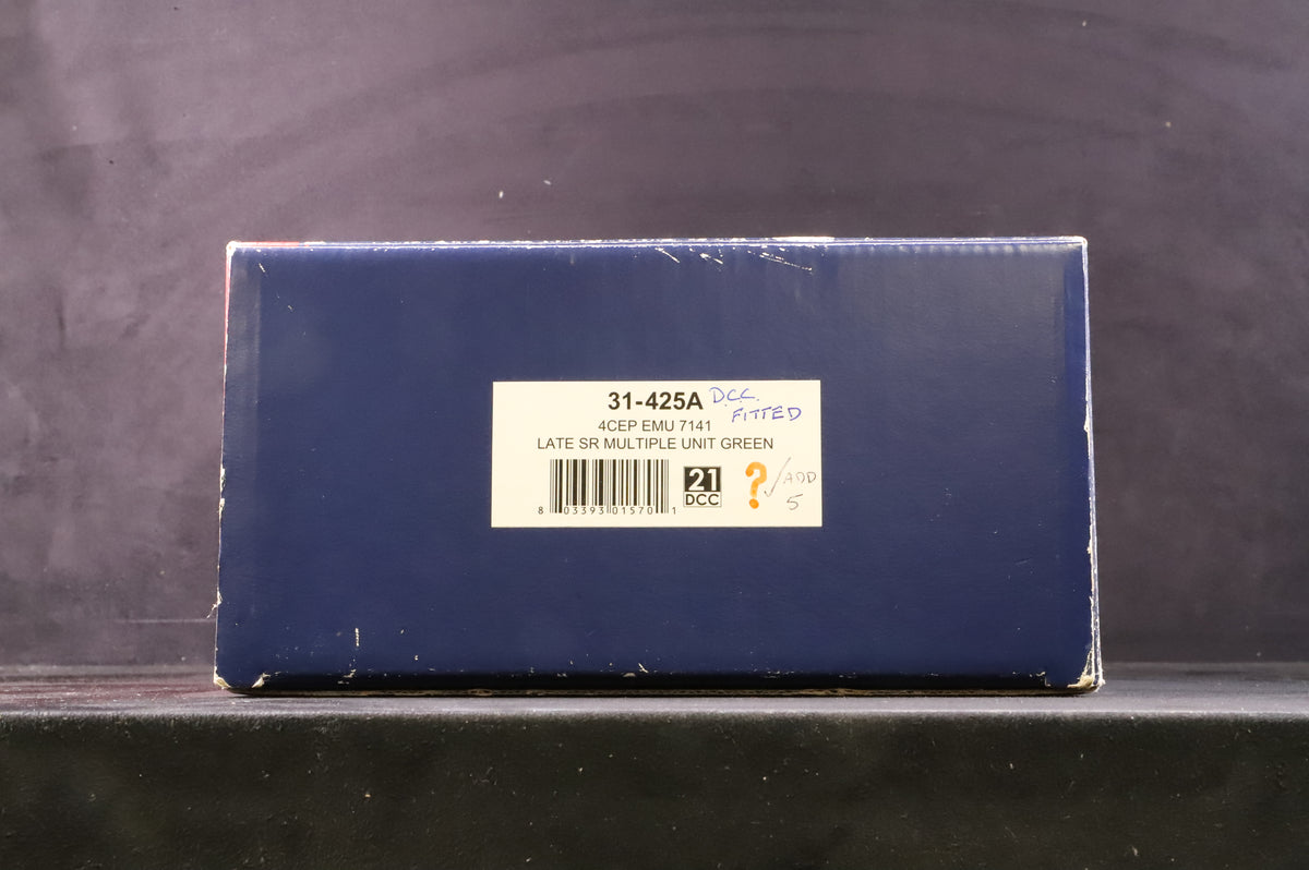 Bachmann OO 31-425A 4CEP EMU 7141 Late SR Multiple Unit Green DCC Fitted