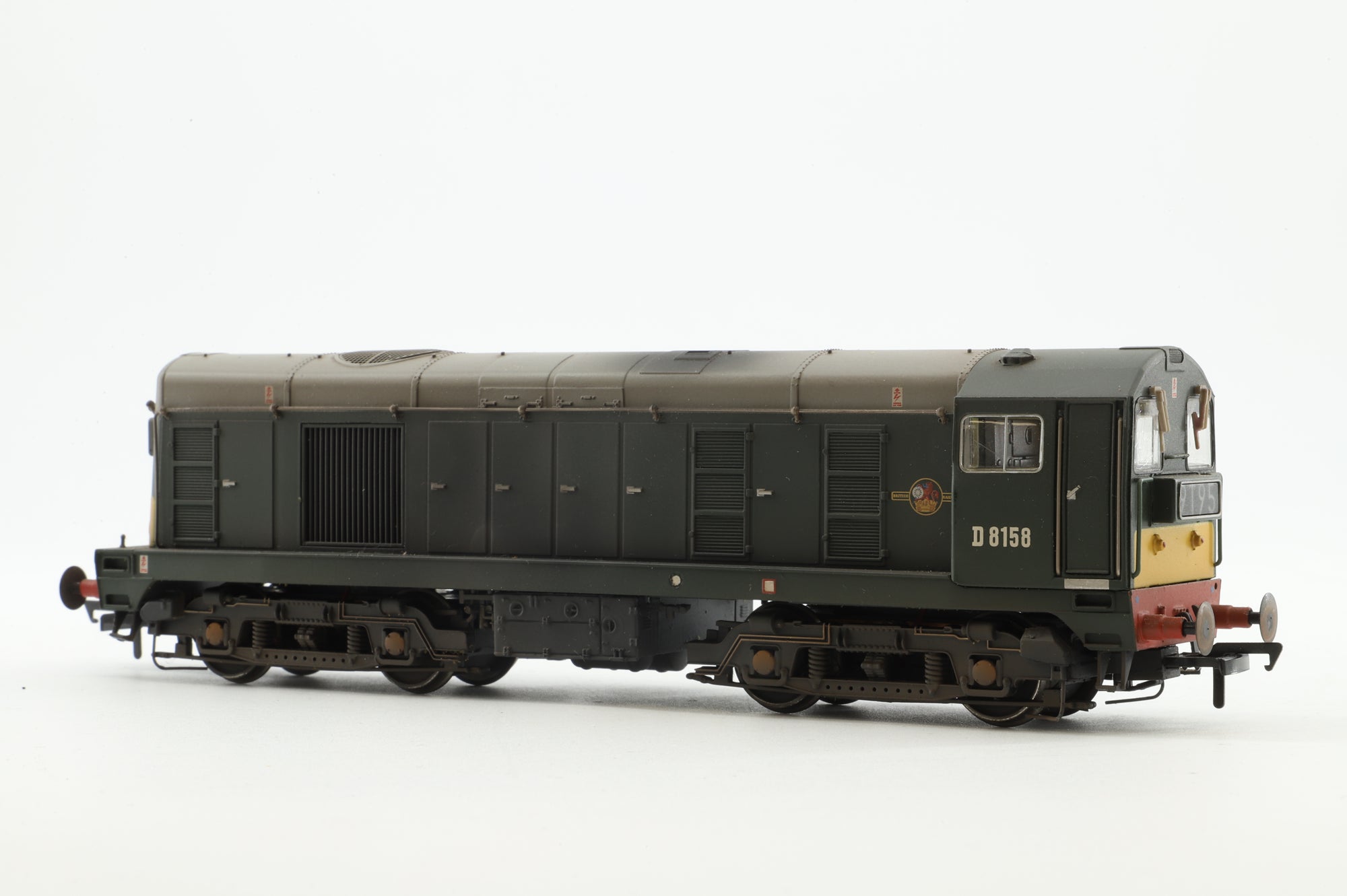 Bachmann OO 32-033DS Class 20 Diesel 'D8158' BR Green Box Head Code Weathered DCC Sound