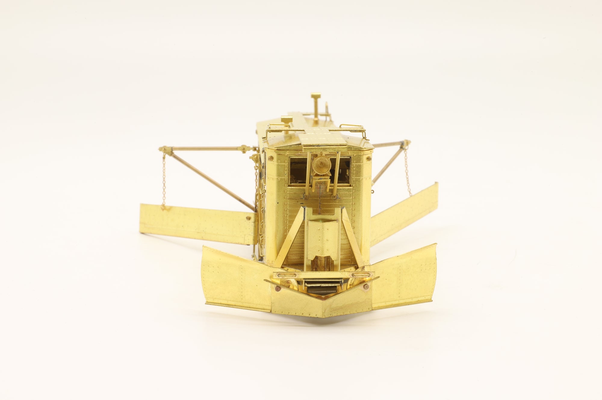 Overland Models HO Brass 1680-1694 Great Northern Snow Dozer Unpainted