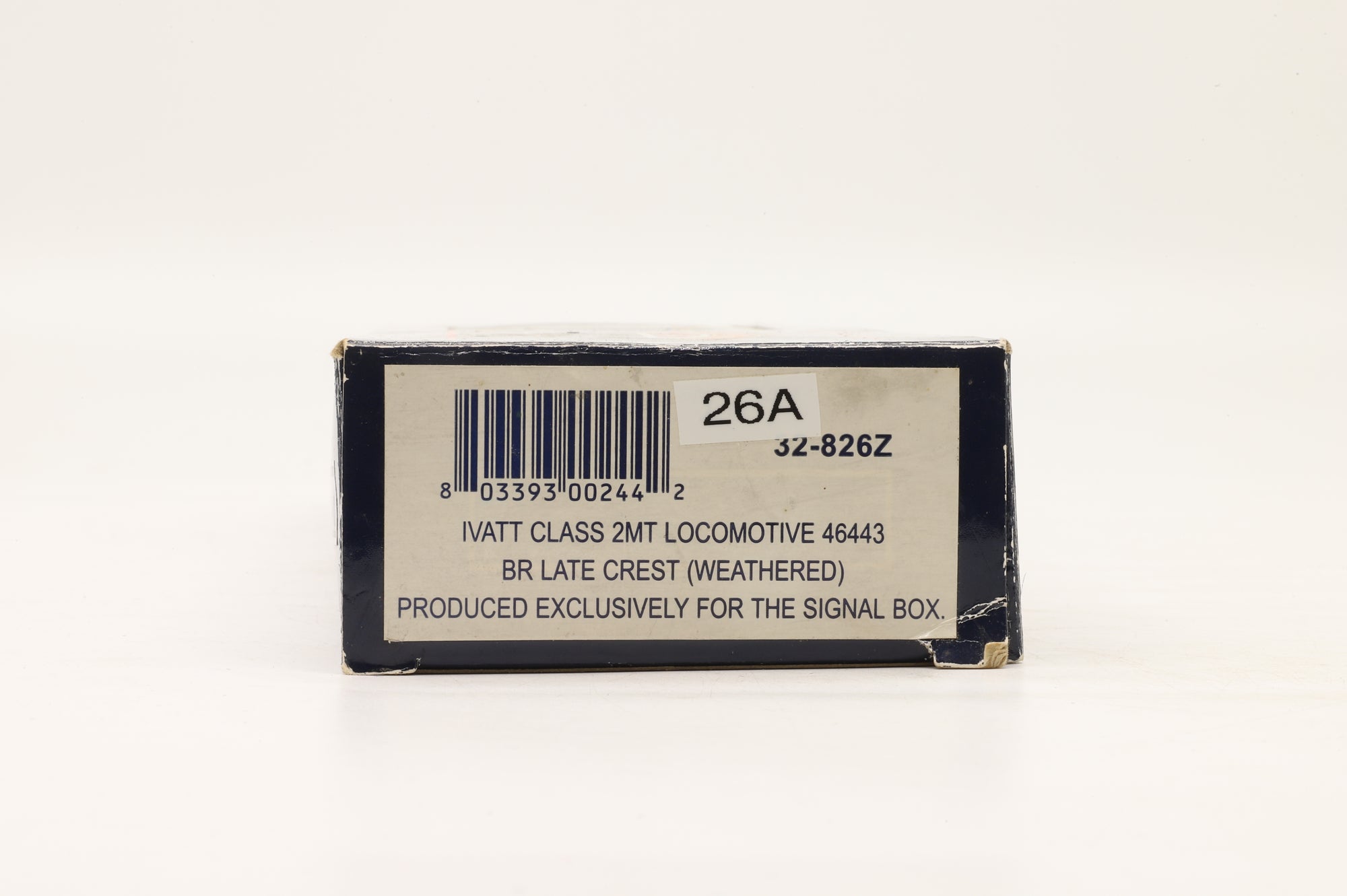 Bachmann OO 32-826Z Ivatt 2MT 46443 in BR Black L/C - Weathered