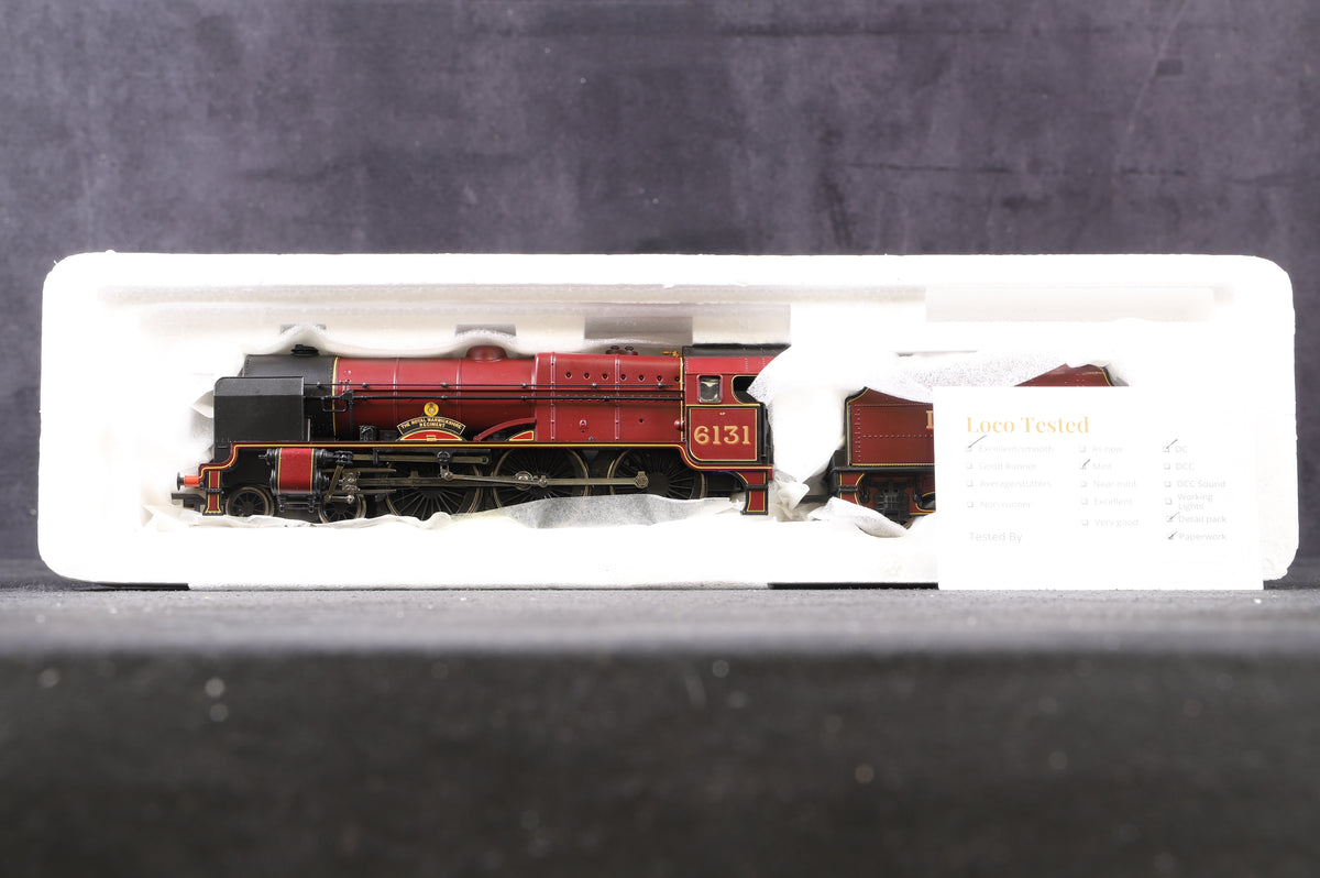 Bachmann OO 31-280Z Parallel Boiler Scot Locomotive LMS Crimson &#39;6131&#39; &#39;The Royal Warwickshire Regiment&#39; Excl. Castel Trains Ltd Ed 37/ 504