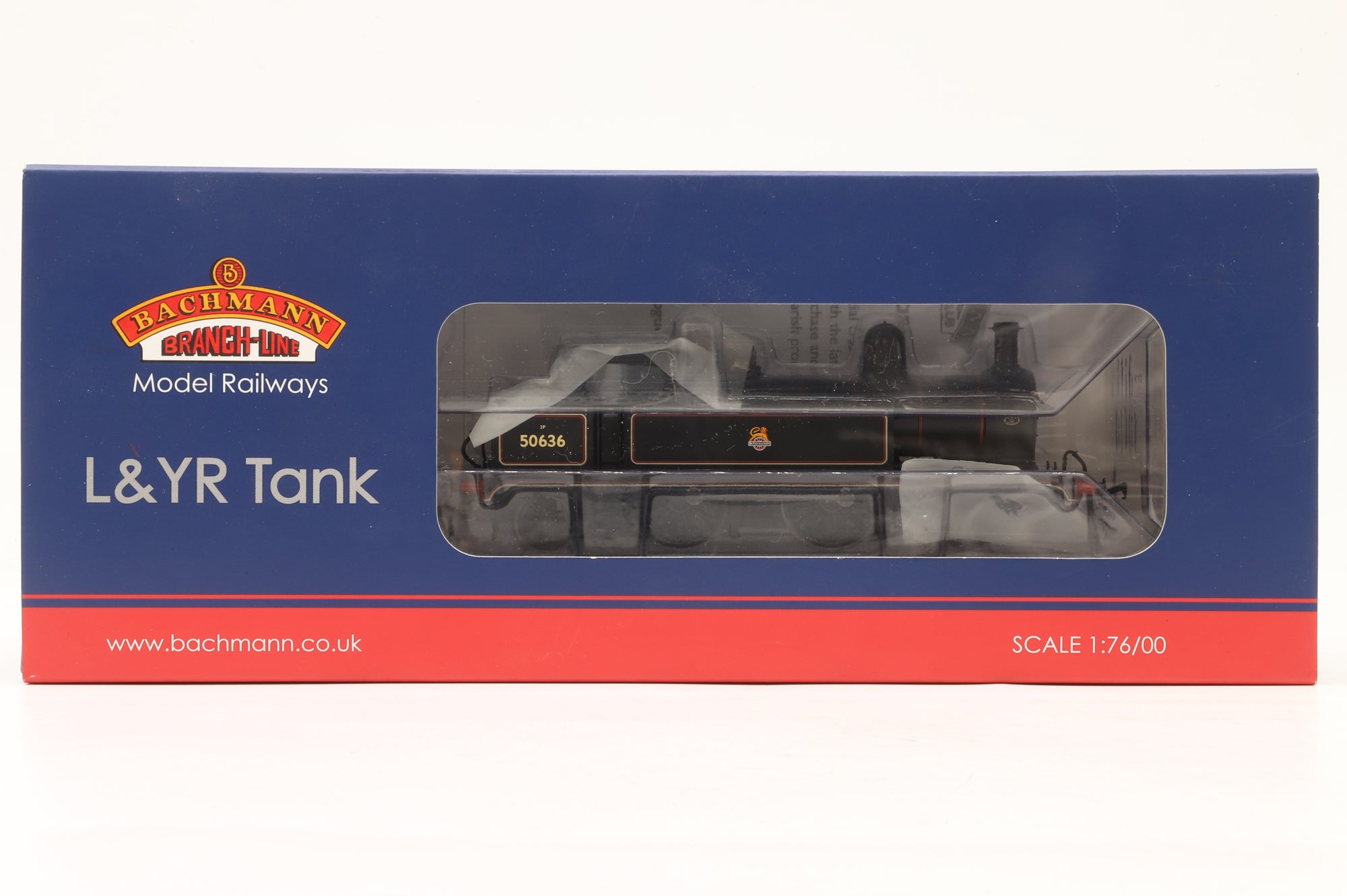 Bachmann OO 31-166 L&Y 2-4-2T No. 50636 BR Black Early Emblem