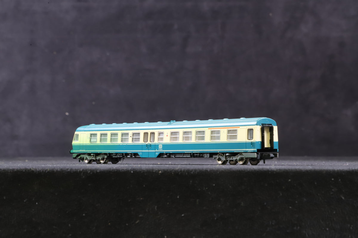 Fleischmann N Gauge 7434 DB BR 614 DMU in DB Blue and Cream