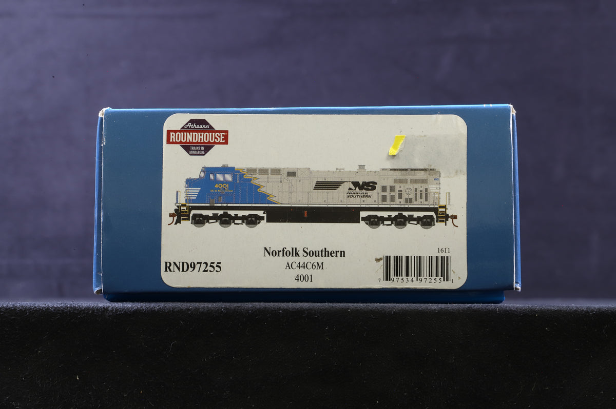 Athearn Roundhouse HO RND97255 ACC44C6M No.4001 in Norfolk Southern Livery - DCC Sound