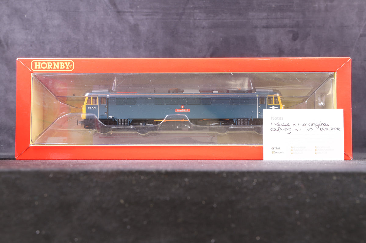 Hornby OO R3739 BR Class 87 &#39;Royal Scot/Stephenson&#39; No.87001