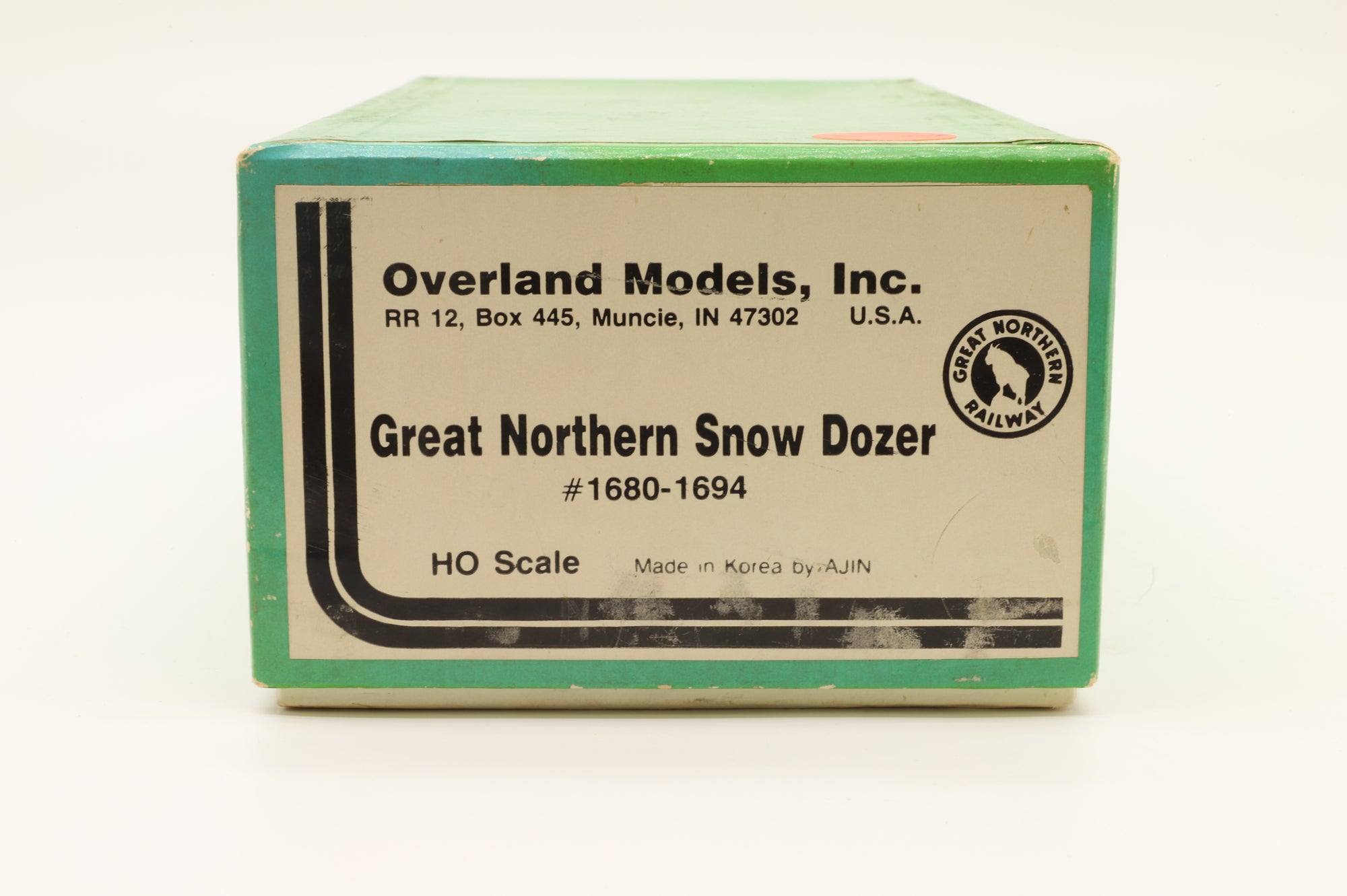 Overland Models HO Brass 1680-1694 Great Northern Snow Dozer Unpainted