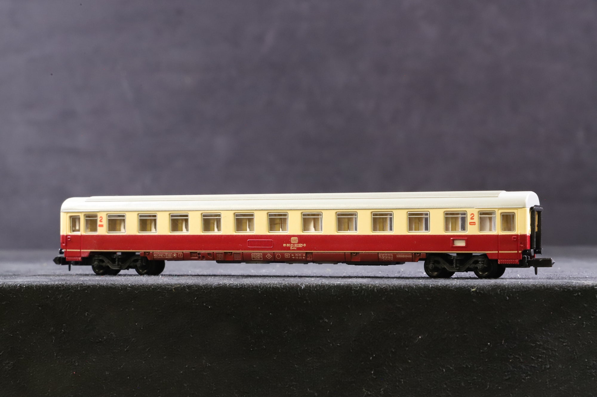 Arnold N Rake Of 6 DB Crimson & Cream Coaches Inc. 3771, 3850 & 3770