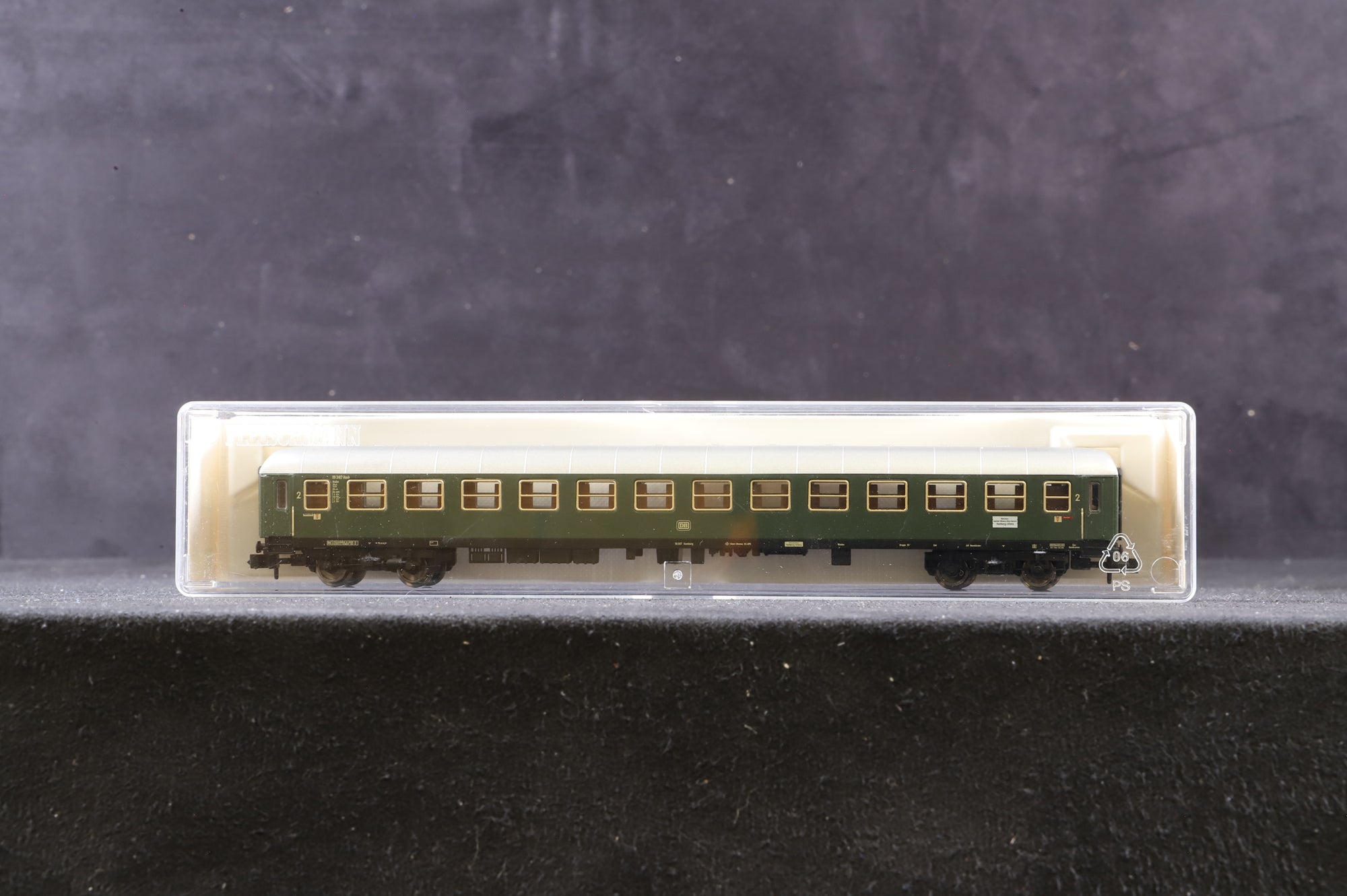 Fleischmann N Rake Of 5 DB Passenger & Bagage Cars Inc. 8640, 8641, 8642 & 8643x2