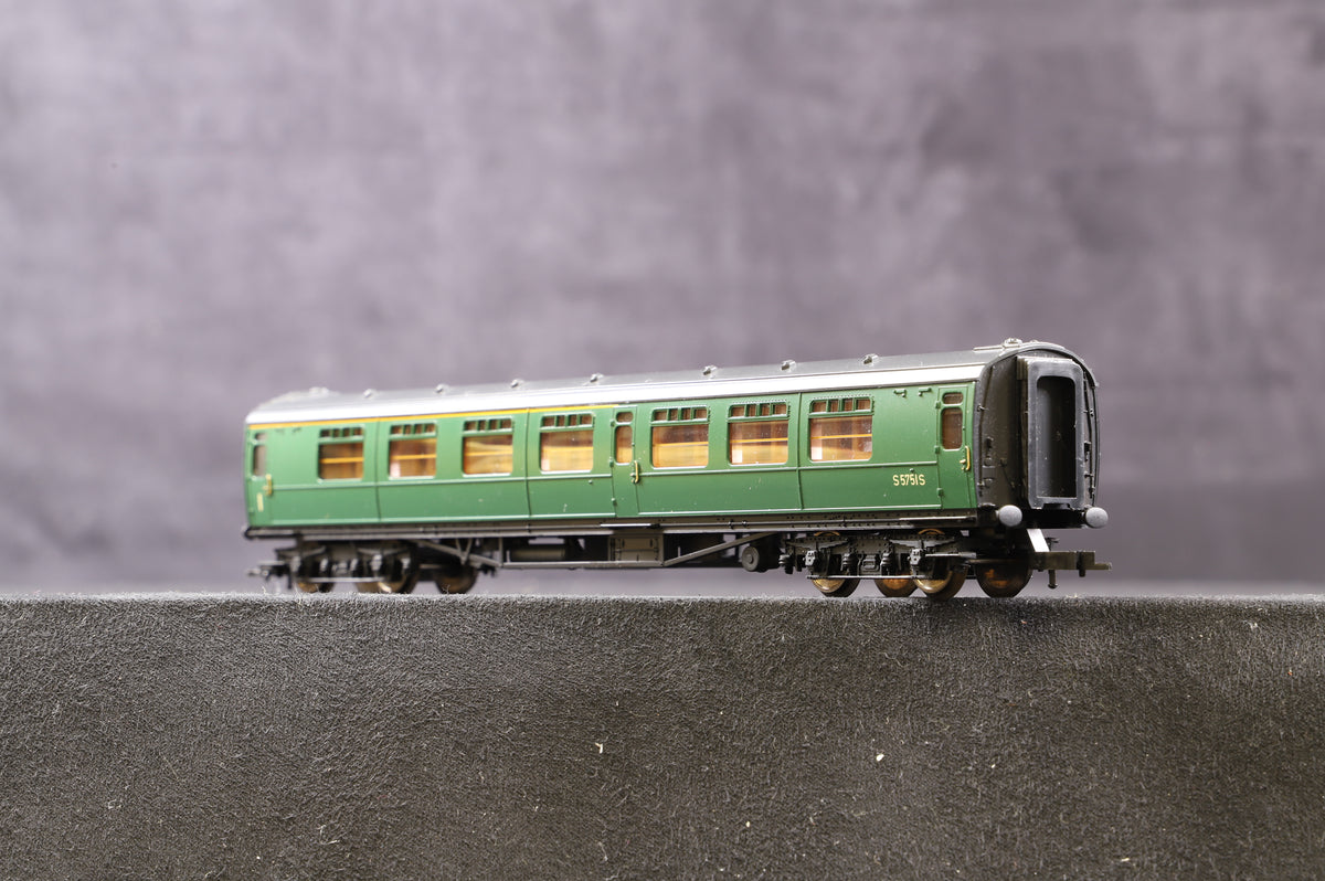 Fleischmann HO Rake Of 4 SR Bulleid Coaches