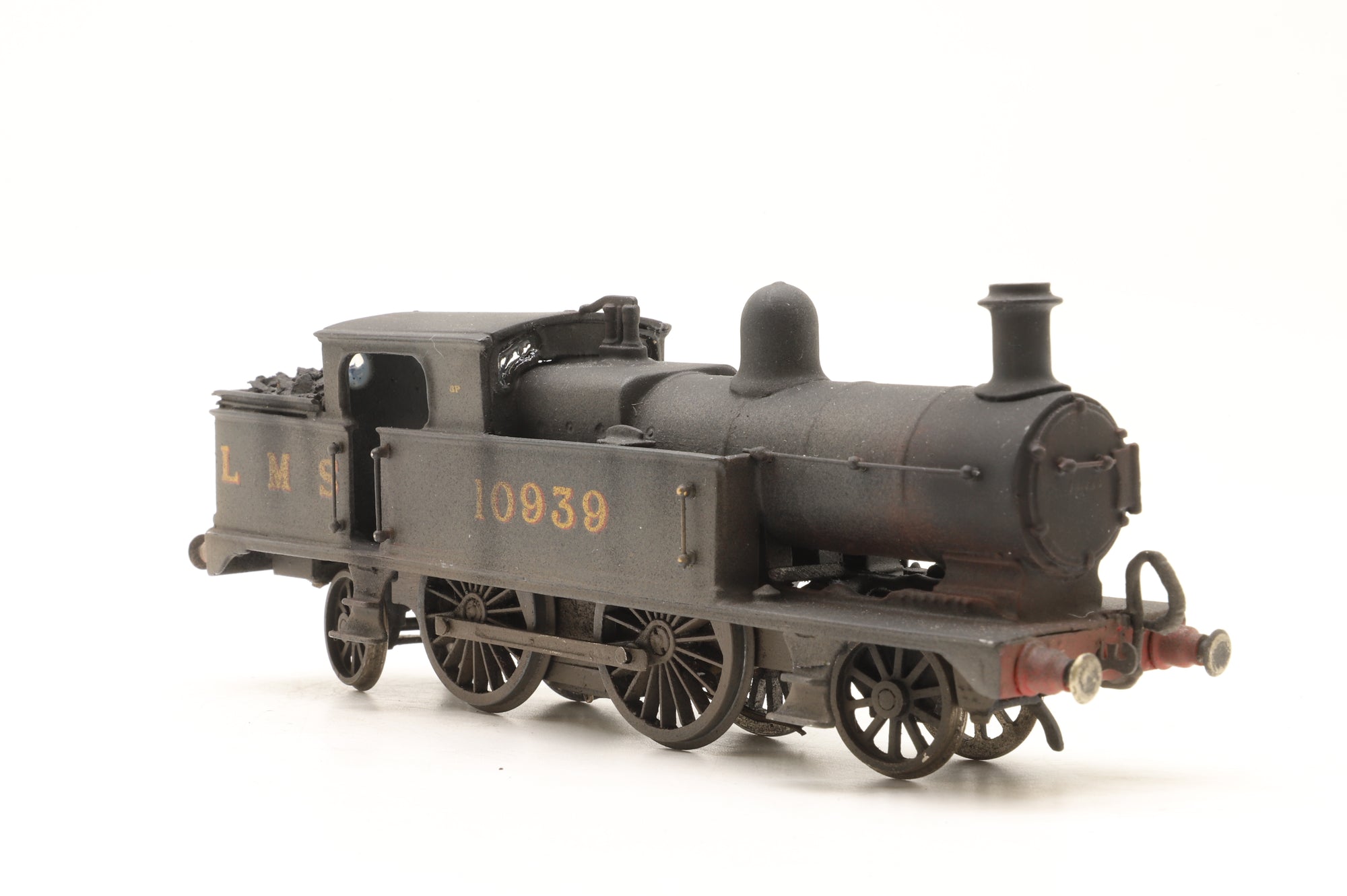 Kit-Built OO L&Y Class 5 Tank No. 10939 in LMS Black – Weathered