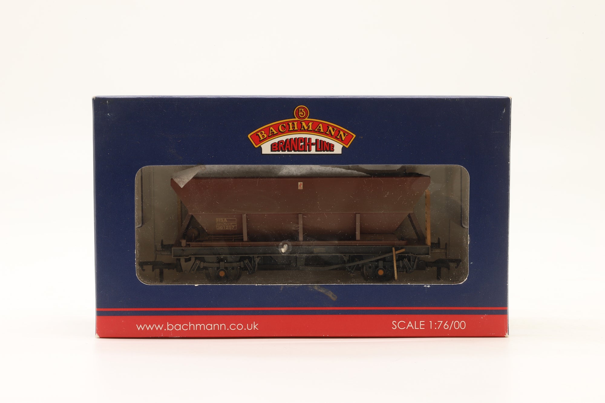 Bachmann OO 38-005/5A x7 Rake of 7 HSA Hopper Wagons in BR Bauxite (Late)