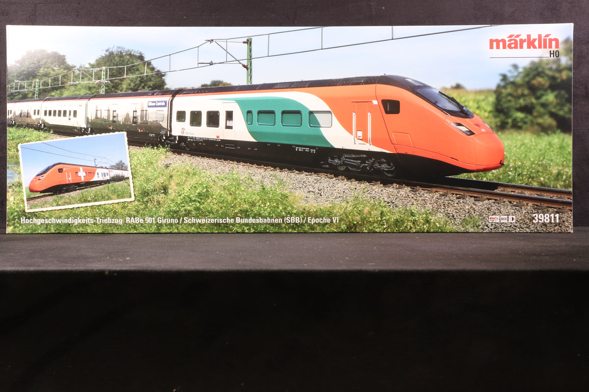 Marklin HO 39811 Class RABe 501 Giruno High-Speed Rail Car Train, MFX Sound