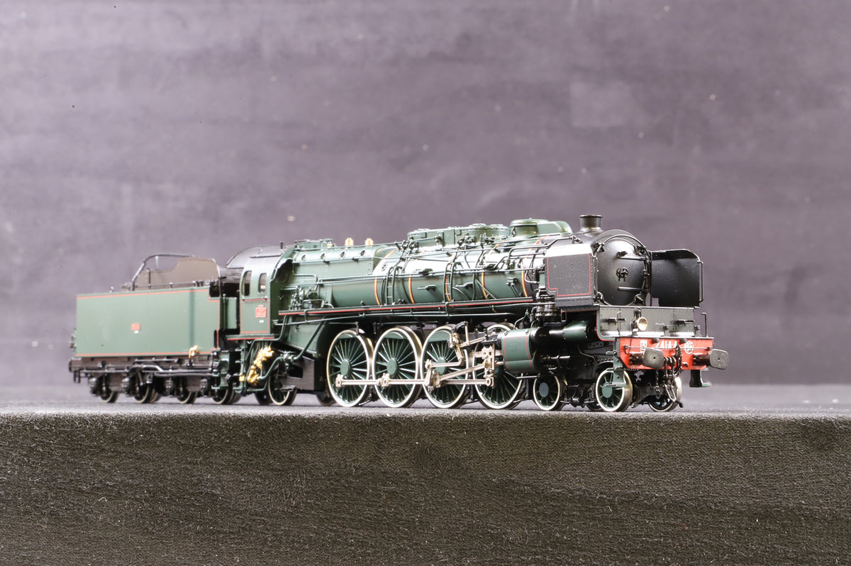 Micro-Metakit HO Brass 06305H French SNCF Era II Class 241-A-4 Green/Black/Red Livery  Ltd Ed. 31/85