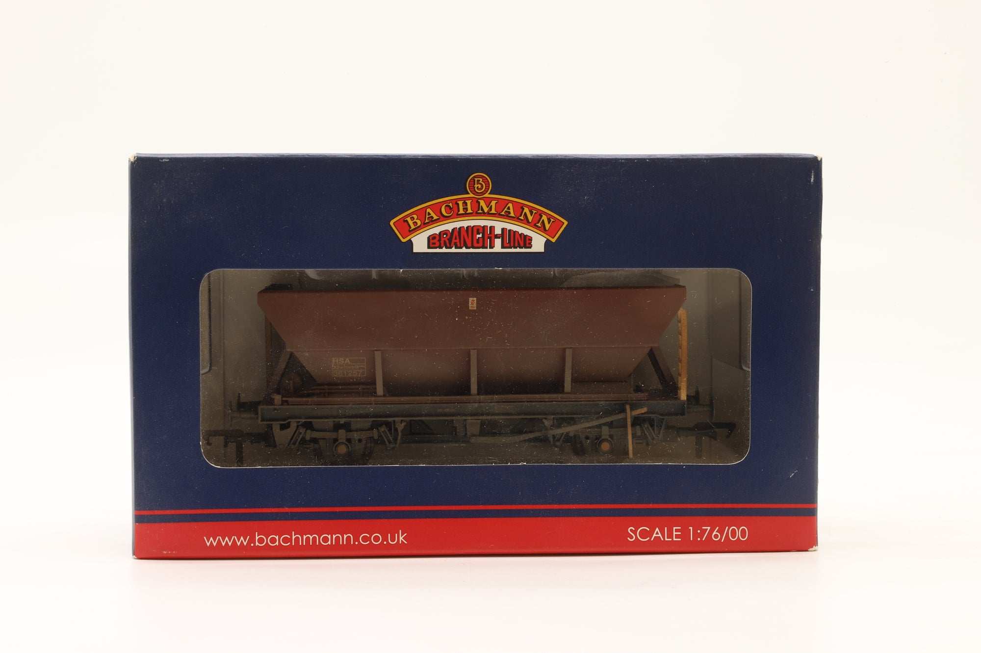 Bachmann OO 38-005/5A x7 Rake of 7 HSA Hopper Wagons in BR Bauxite (Late)
