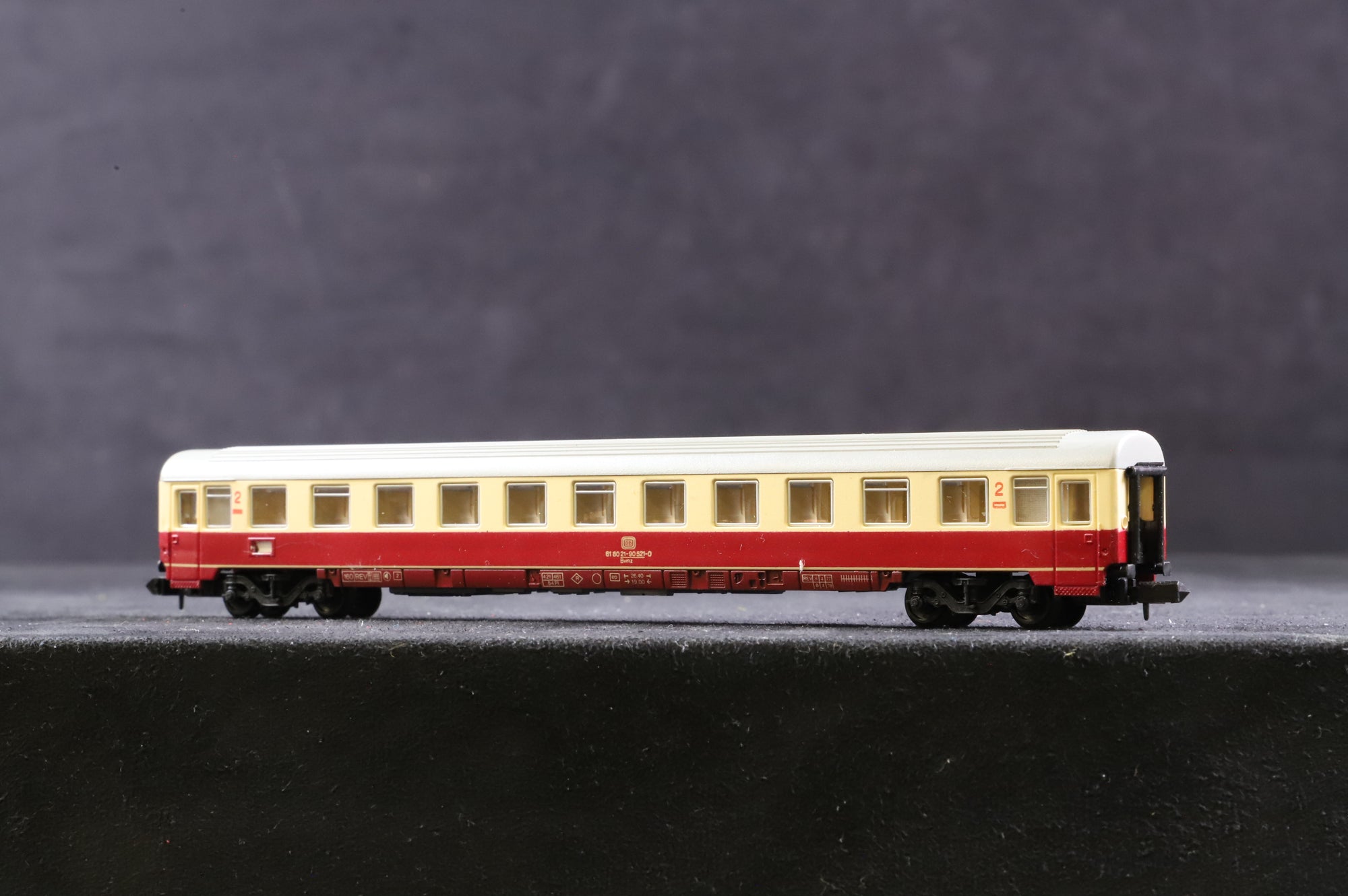 Arnold N Rake Of 6 DB Crimson & Cream Coaches Inc. 3771, 3850 & 3770