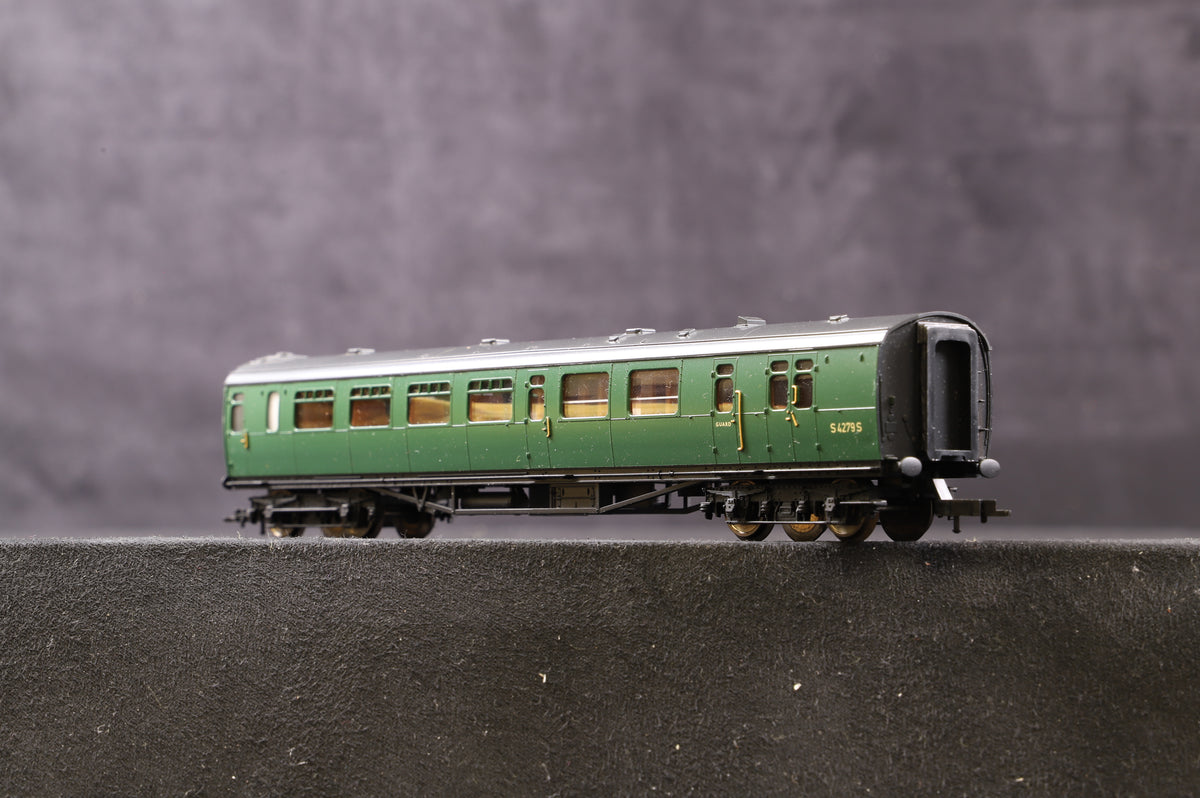 Fleischmann HO Rake Of 4 SR Bulleid Coaches