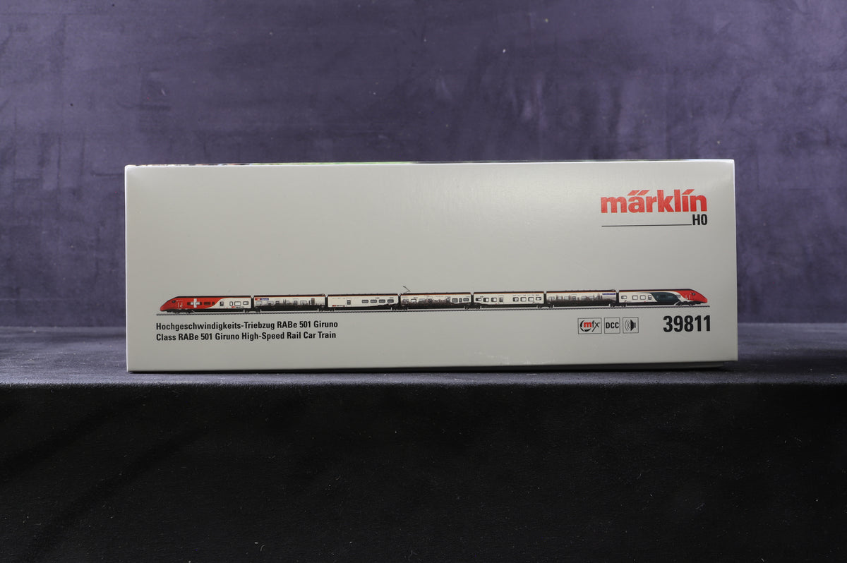 Marklin HO 39811 Class RABe 501 Giruno High-Speed Rail Car Train, MFX Sound